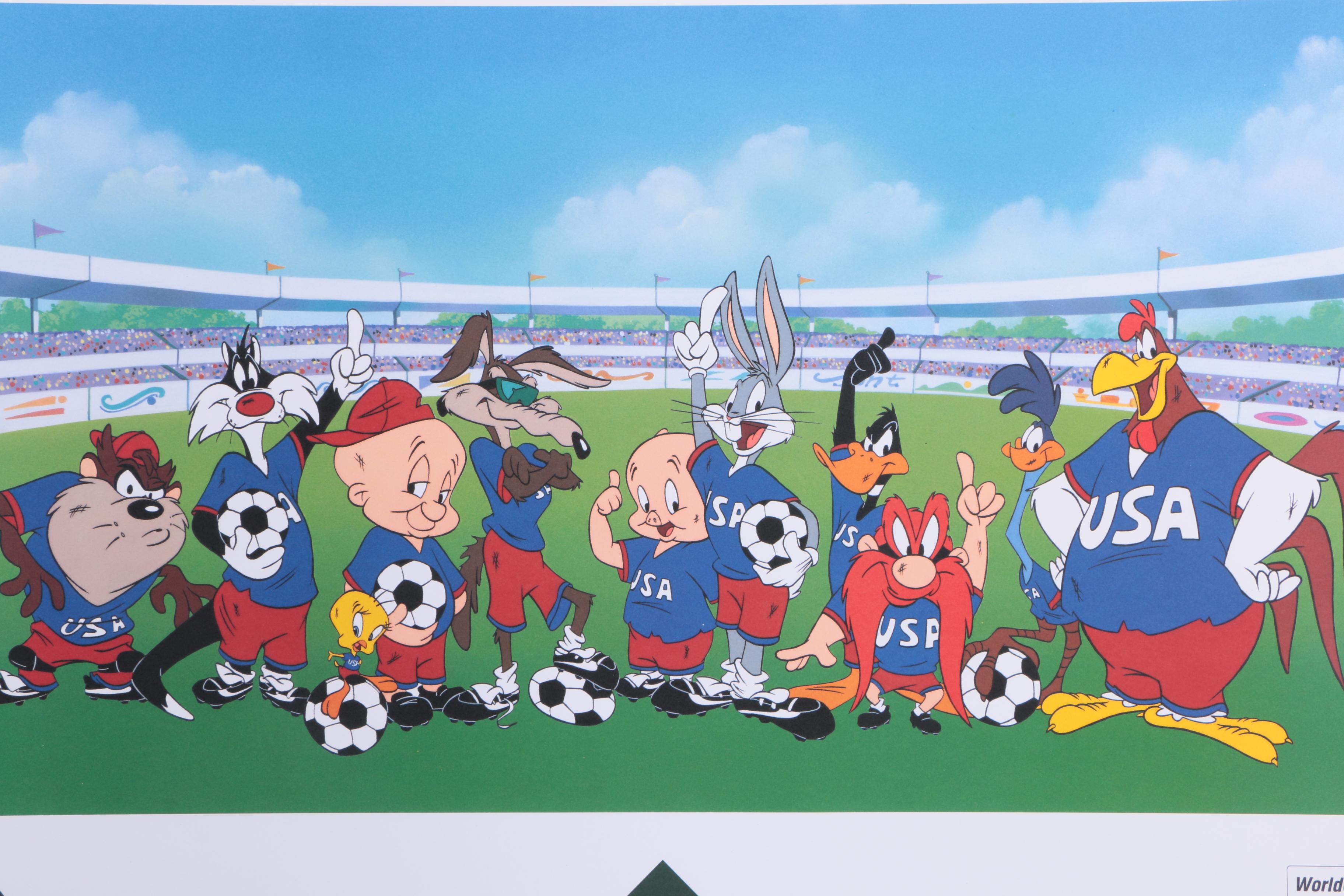 Toon Art, Inc. Offset Lithograph "World Cup Toons"