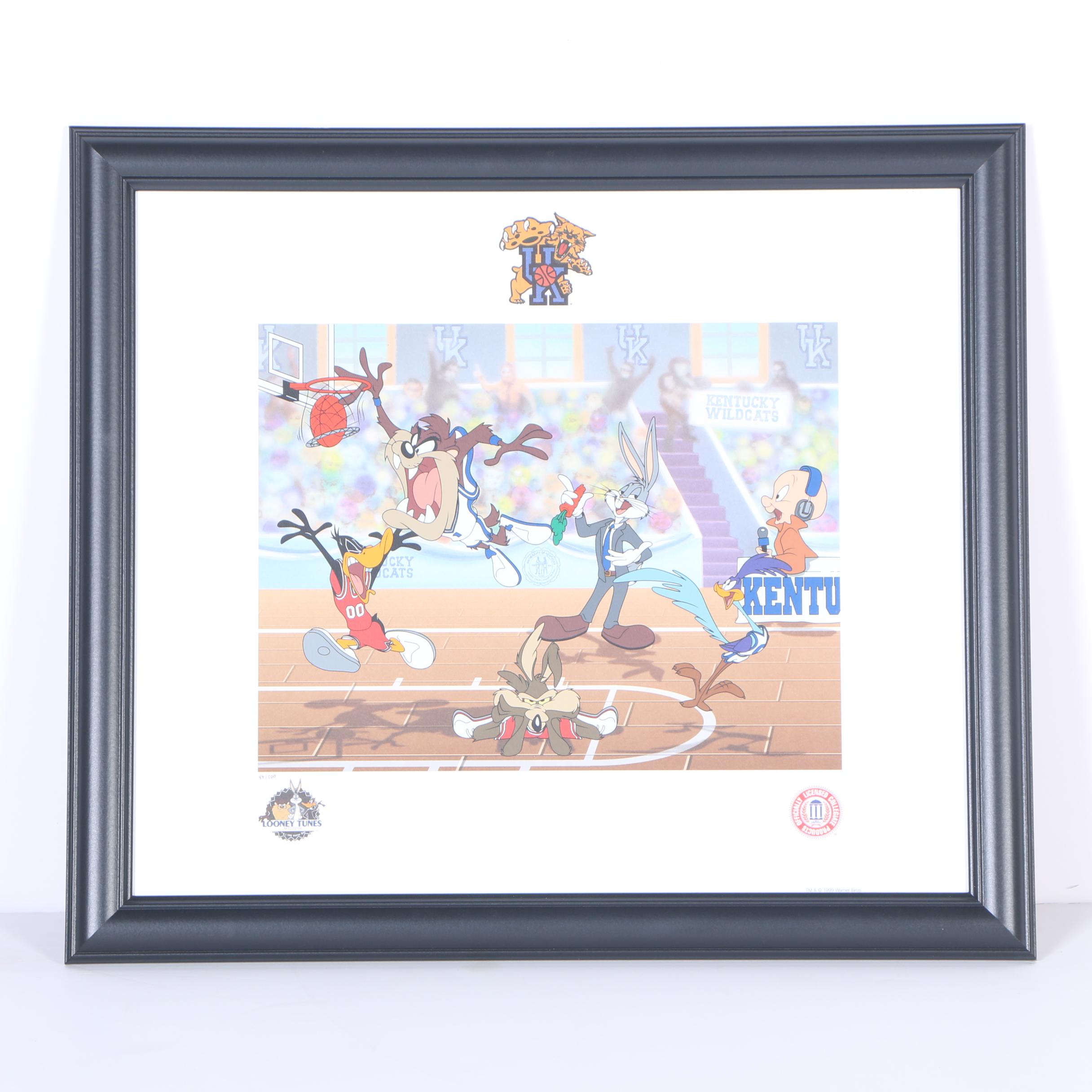 Limited Edition College Basketball-Themed Lithoserigraph "Slam Dunk"