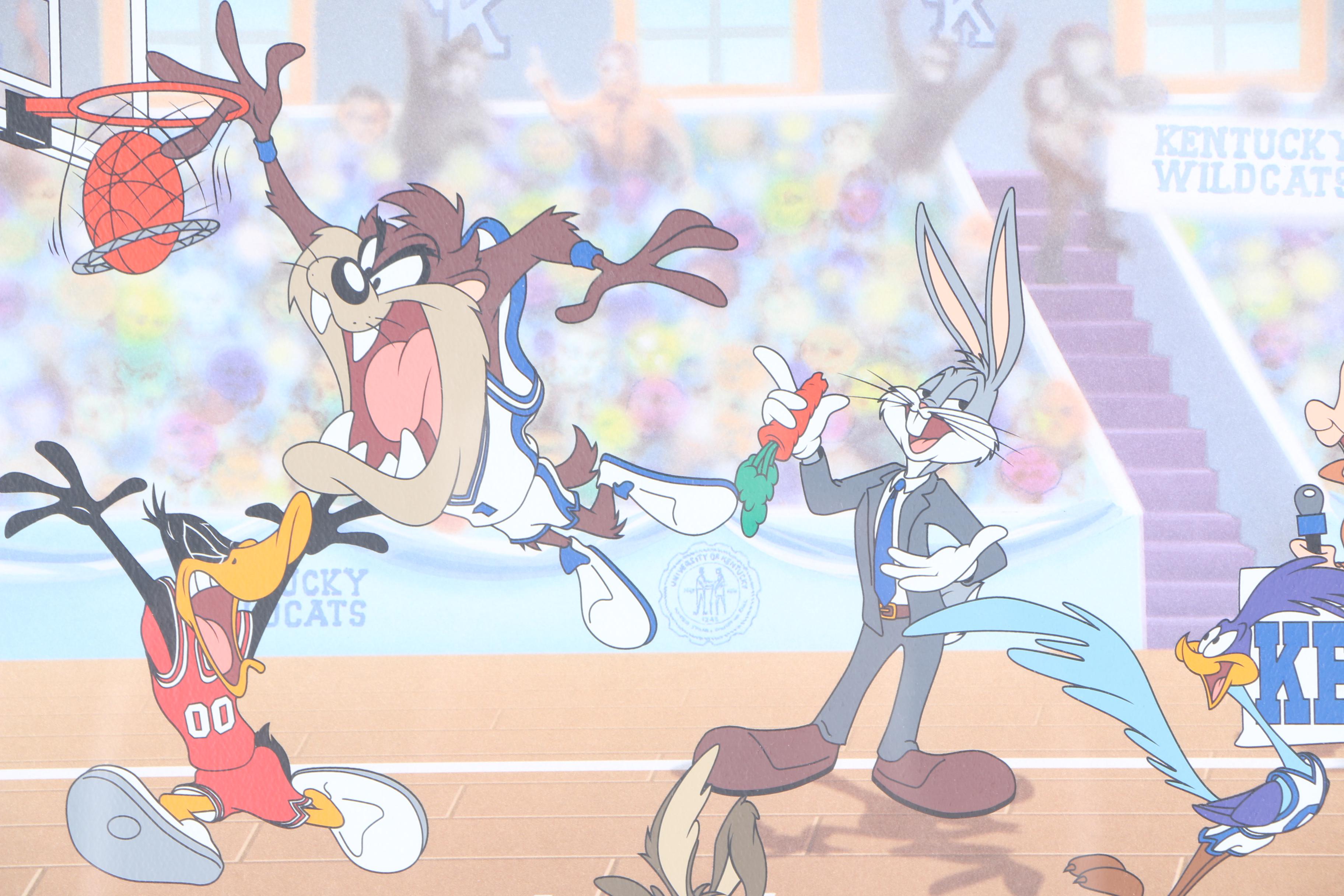 Limited Edition College Basketball-Themed Lithoserigraph "Slam Dunk"