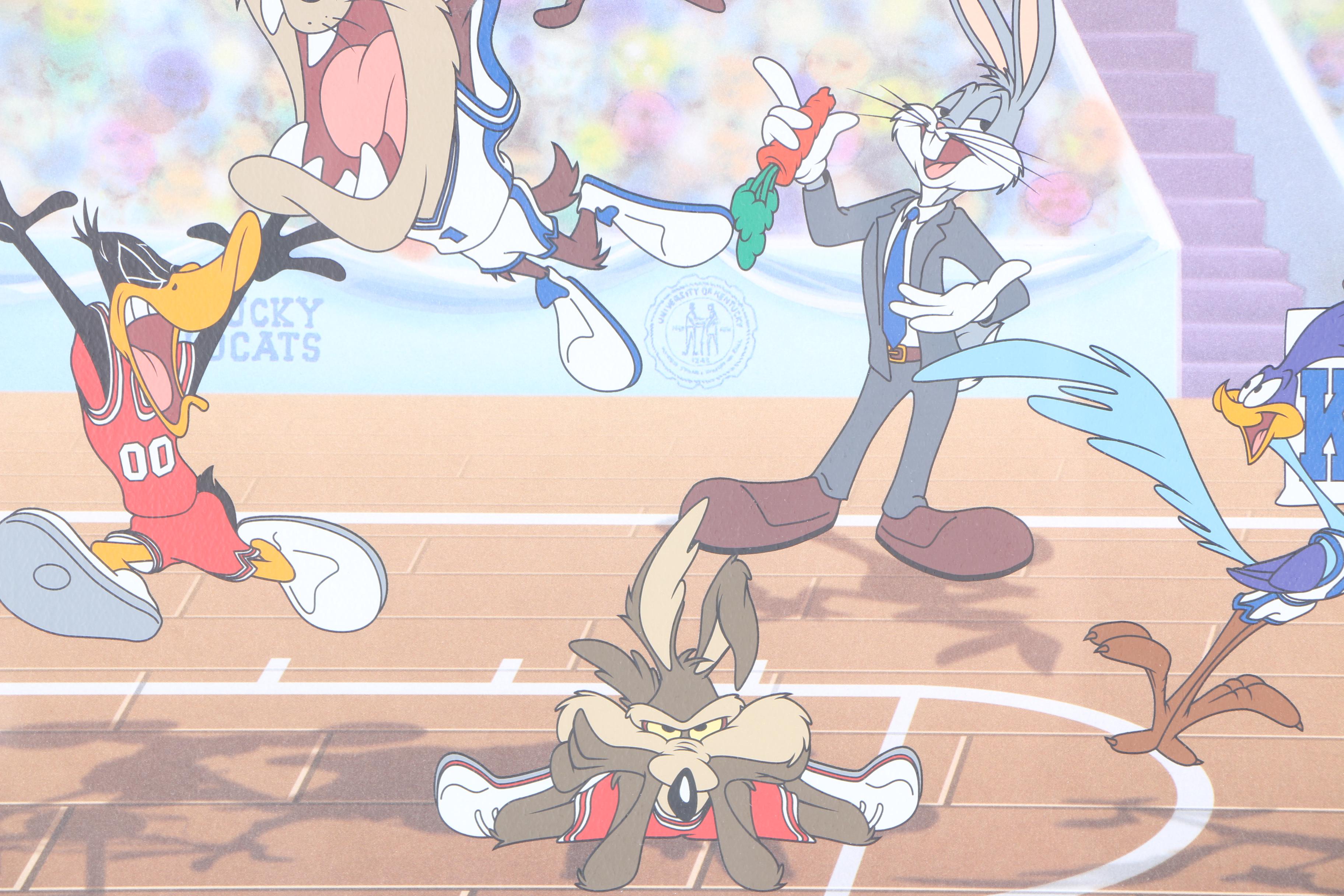 Limited Edition College Basketball-Themed Lithoserigraph "Slam Dunk"