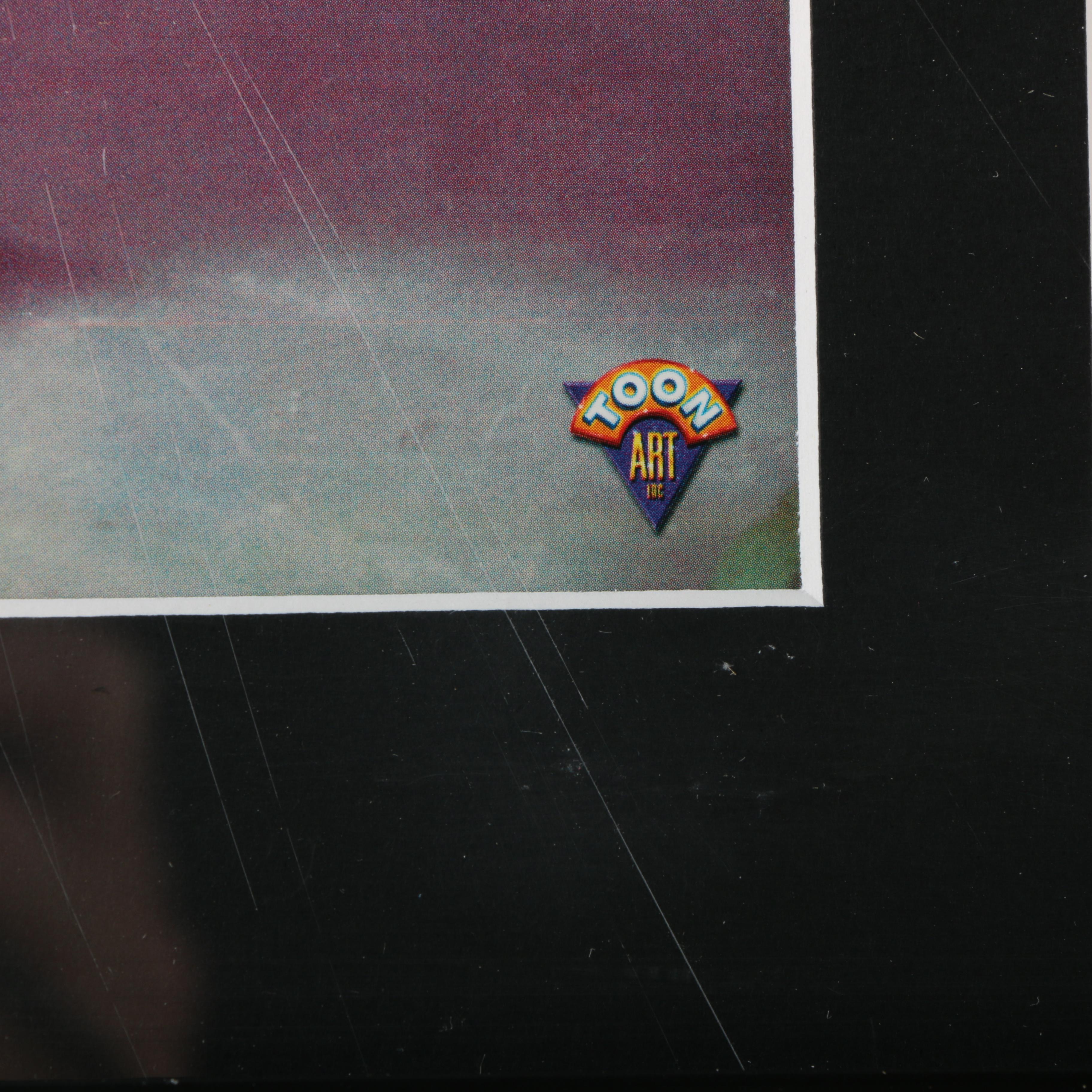 Signed Offset Lithograph Print on Paper Featuring Ruth Buzzi