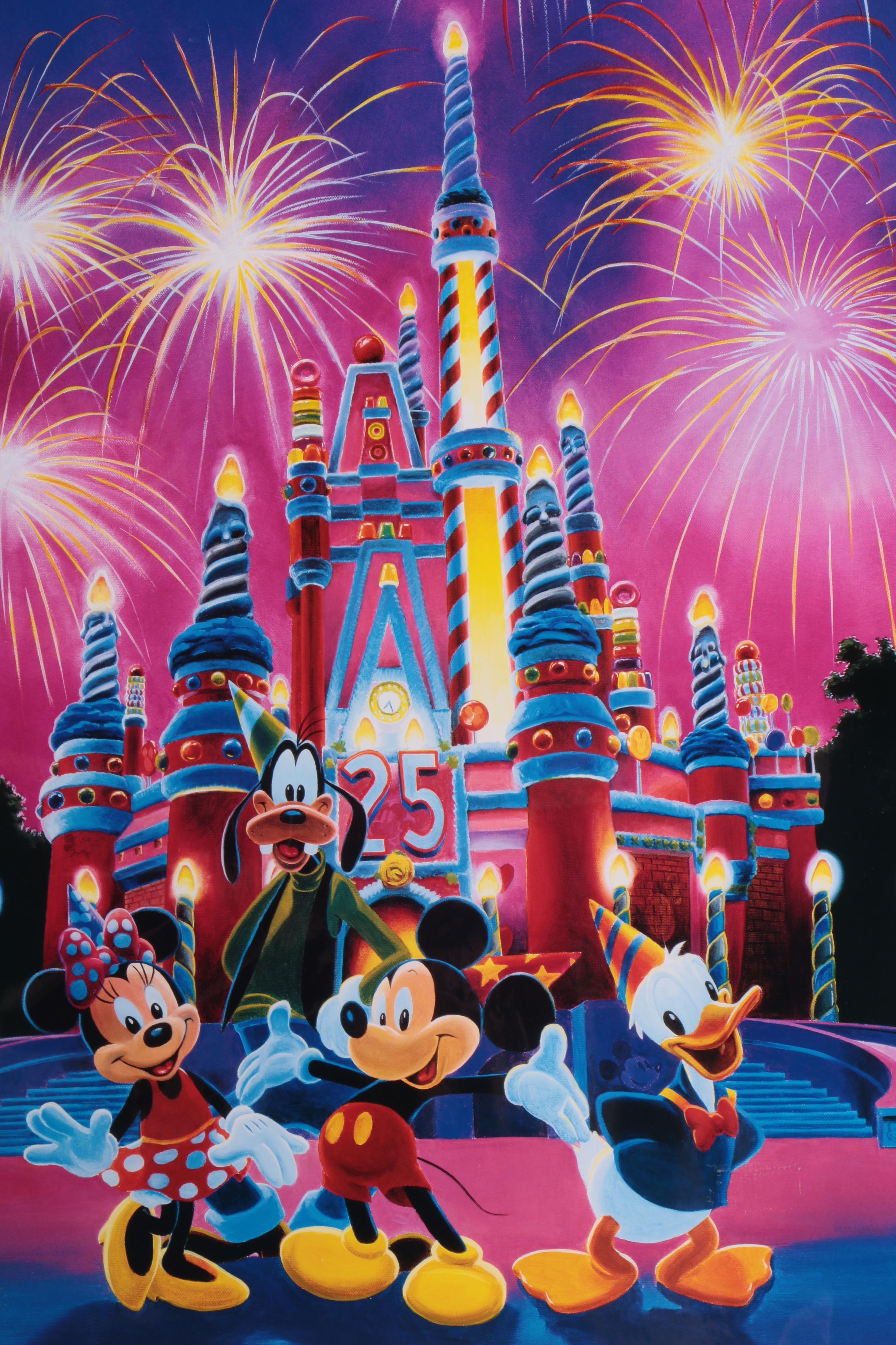 Offset Lithograph Poster "25 Magical Years Walt Disney World"