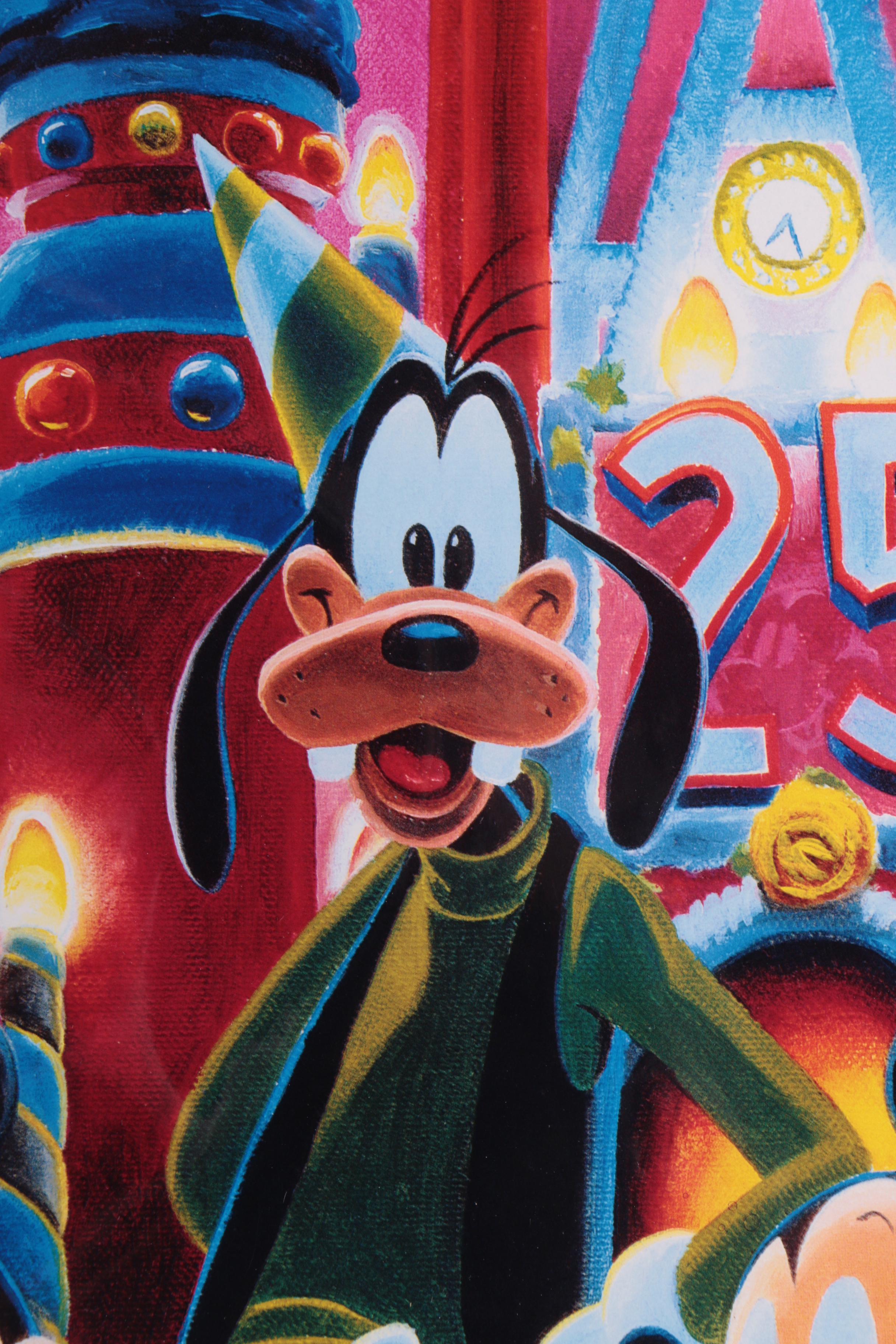 Offset Lithograph Poster "25 Magical Years Walt Disney World"