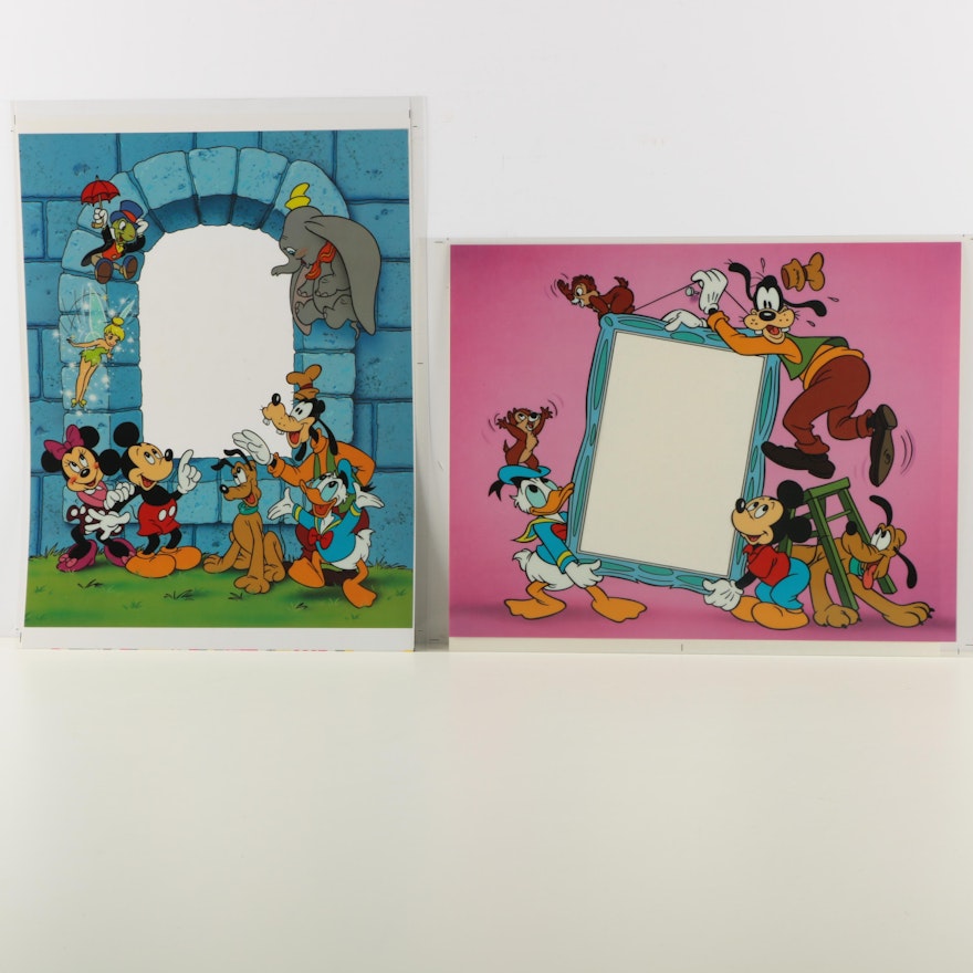 Pair of Disney Lithocels with Photo Apertures