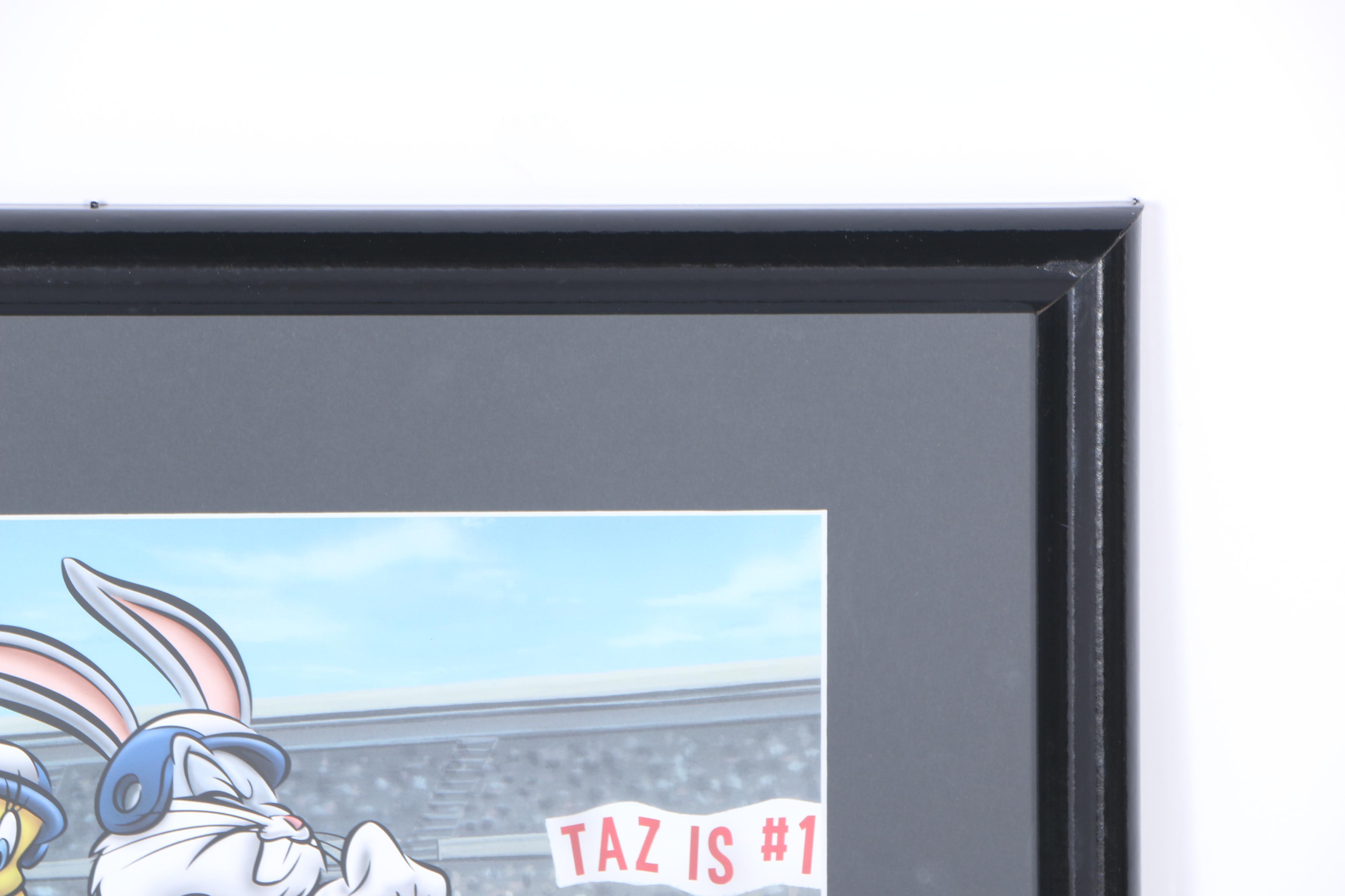 Warner Bros Limited Edition Prints "Patriotic Taz" and "Touchdown Taz"