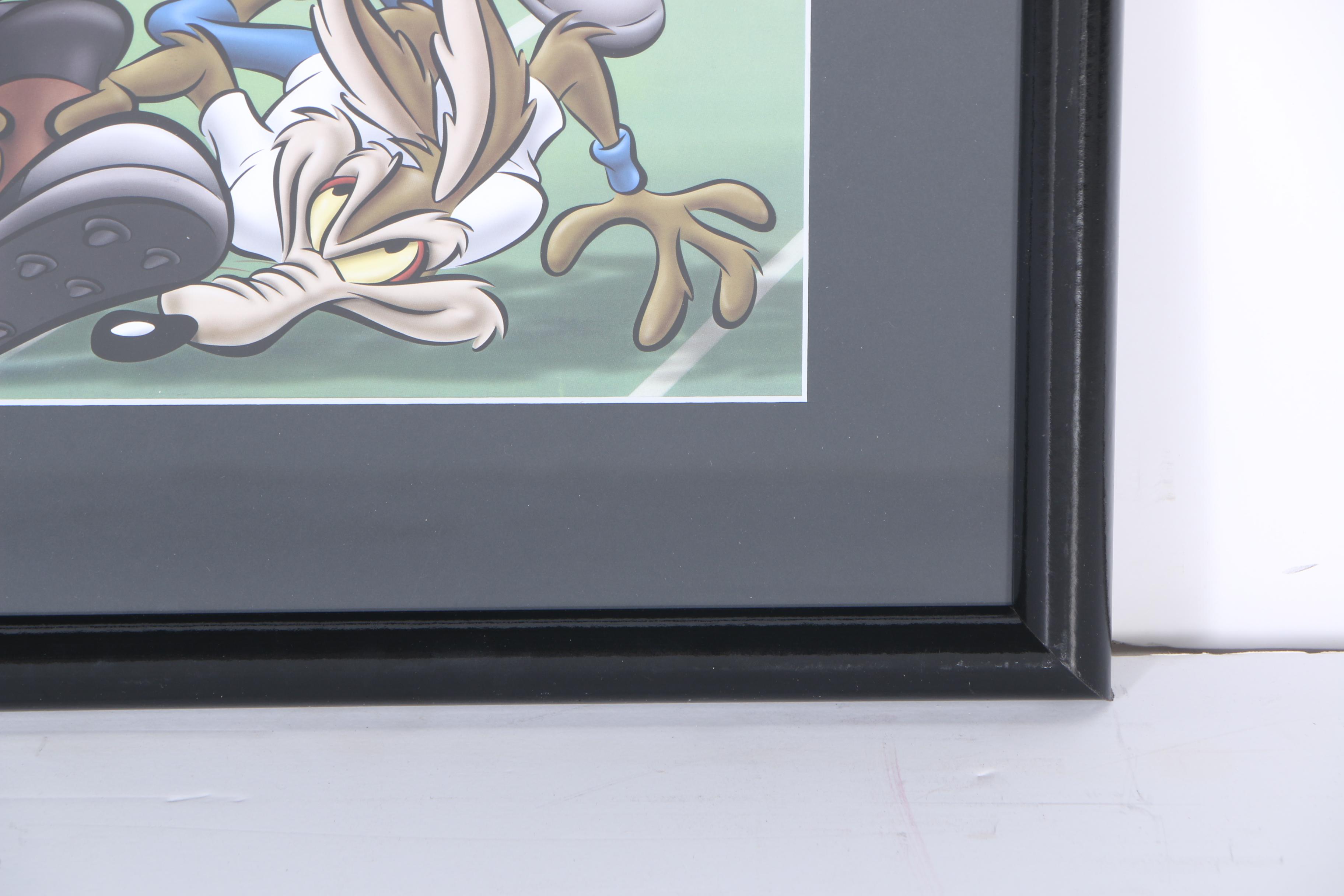 Warner Bros Limited Edition Prints "Patriotic Taz" and "Touchdown Taz"