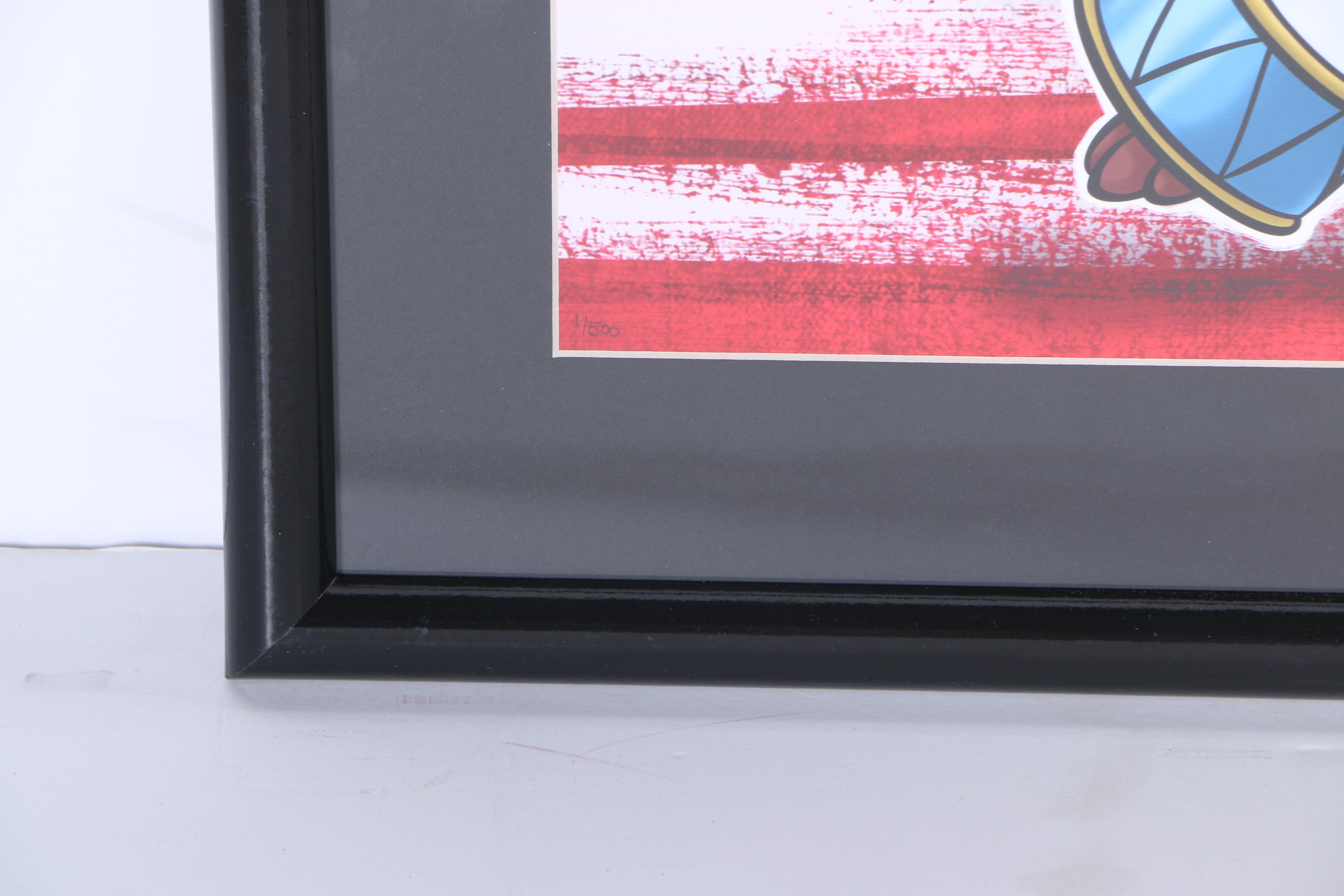 Warner Bros Limited Edition Prints "Patriotic Taz" and "Touchdown Taz"