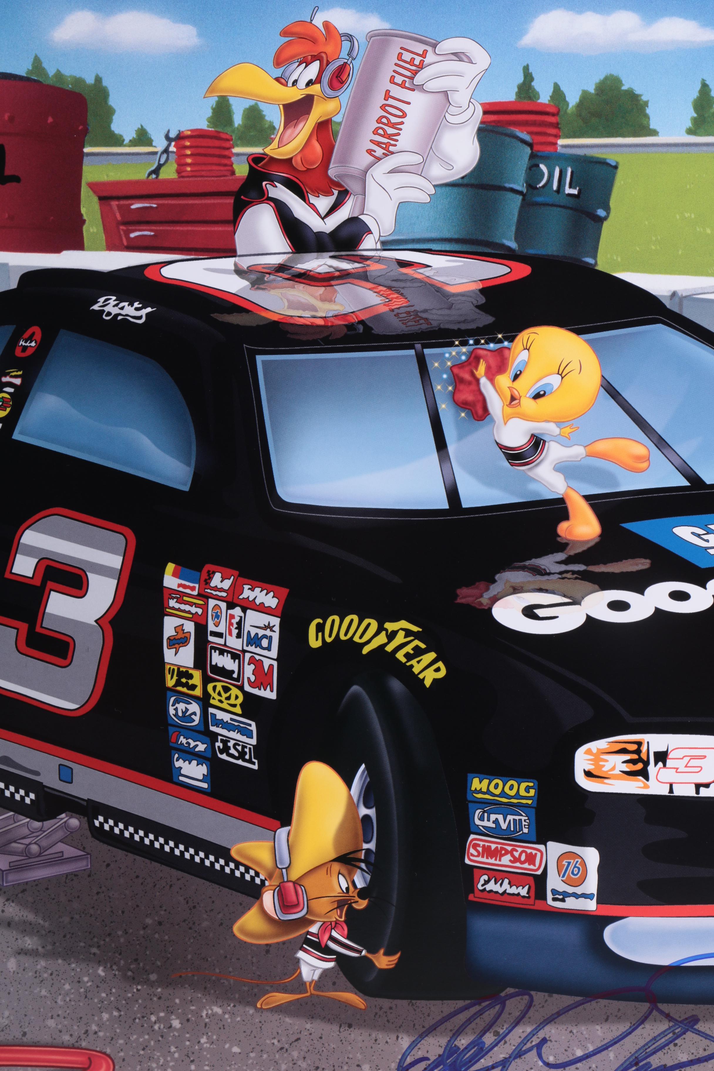 Limited Edition Offset Lithograph featuring Dale Earnhardt "The Intimidators"