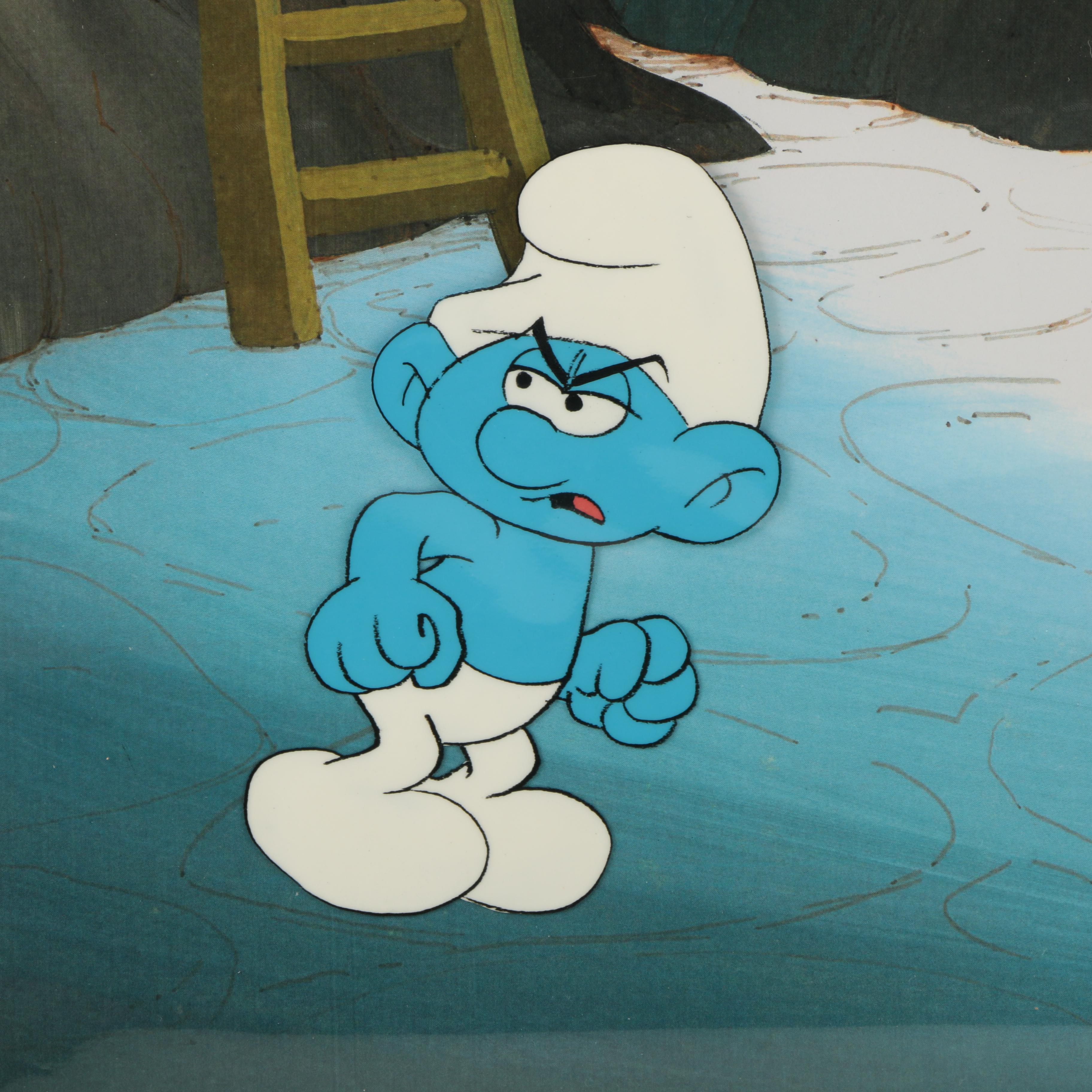 Production Cels Featuring Characters from "The Smurfs"