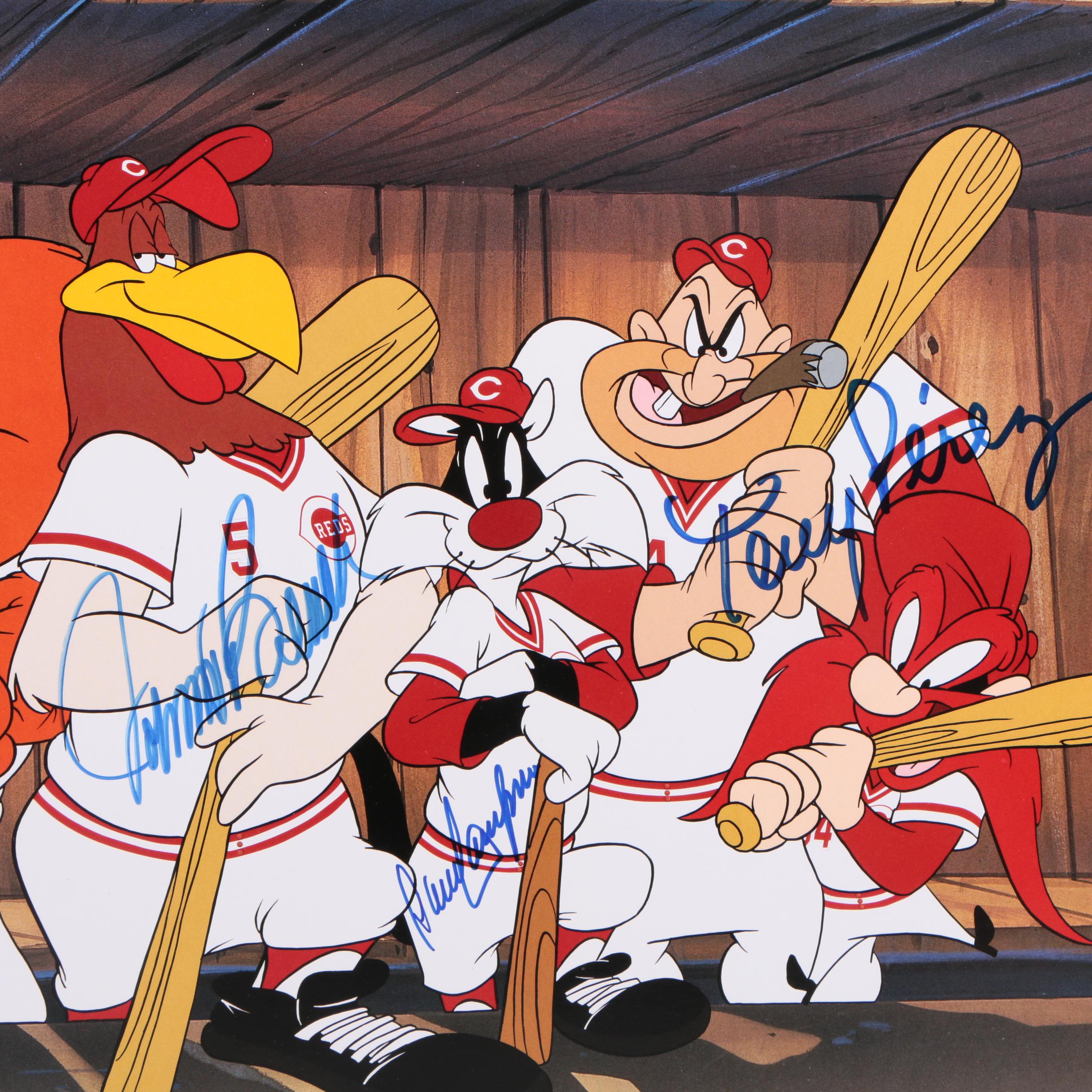 Autographed Limited Edition Offset Lithograph "The Big Red Machine"