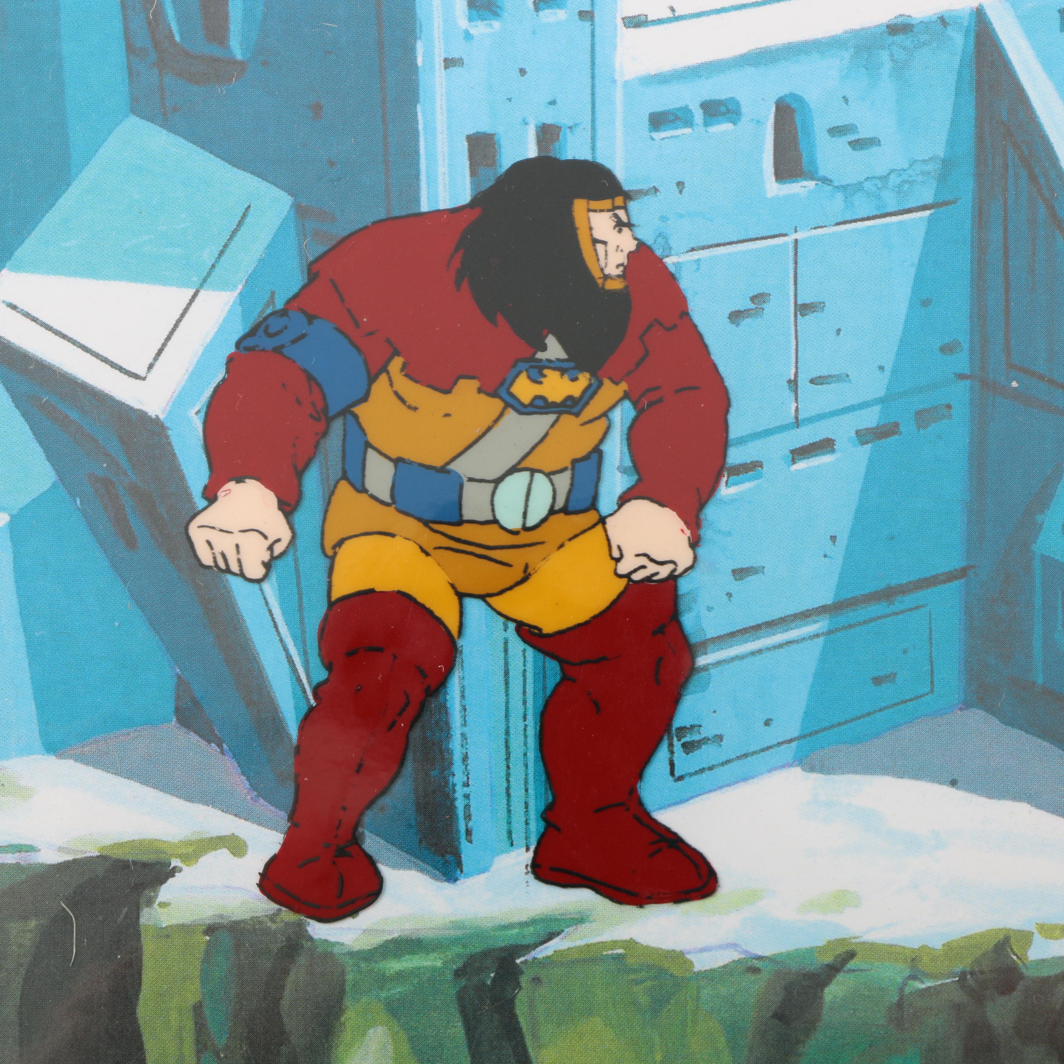 Production Cels Featuring Characters From "Superman Friends"