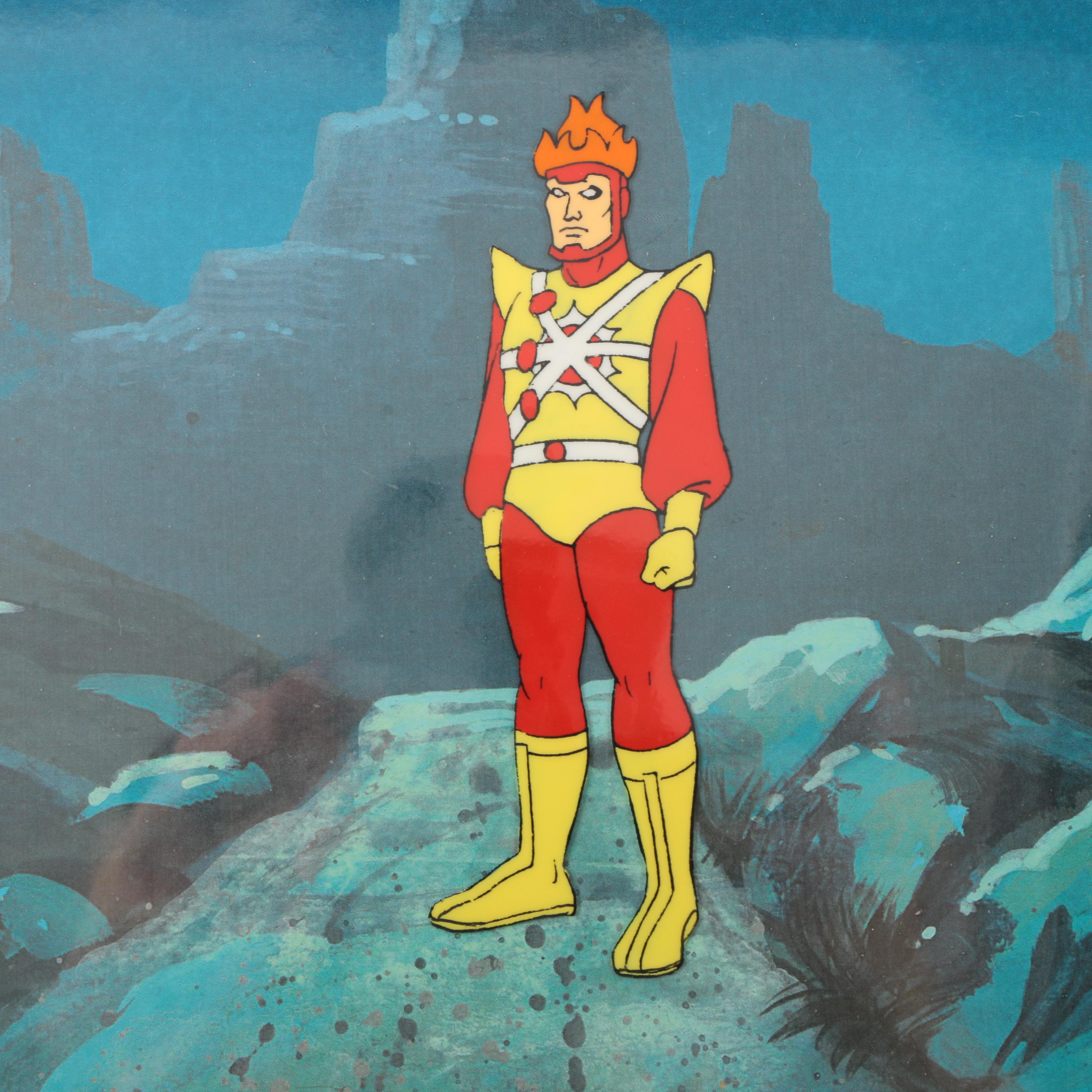 Production Cels Featuring Characters From "Superman Friends"