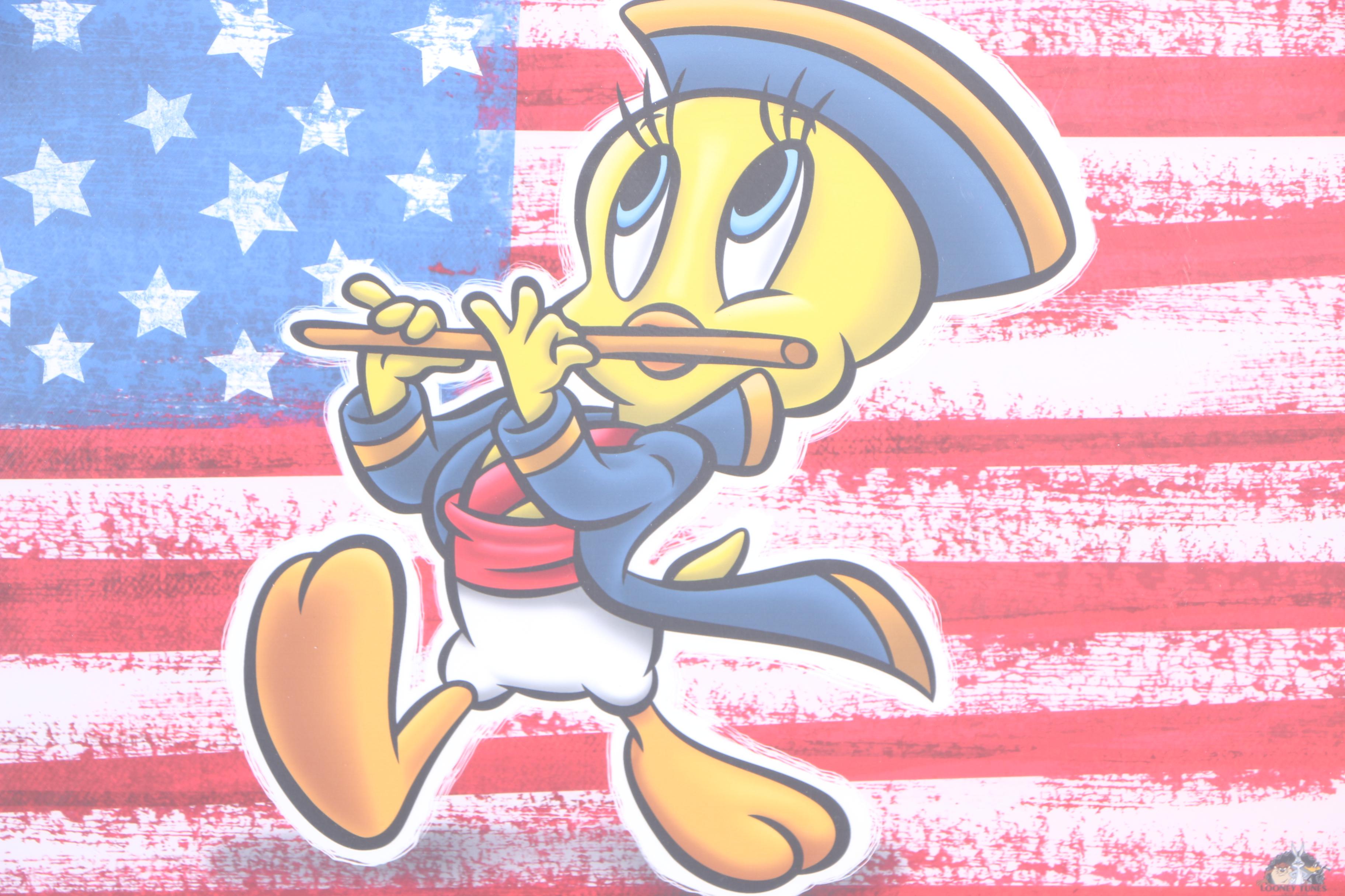 Pair of Giclée's on Paper "Patriotic Series: Bugs Bunny and Tweety"