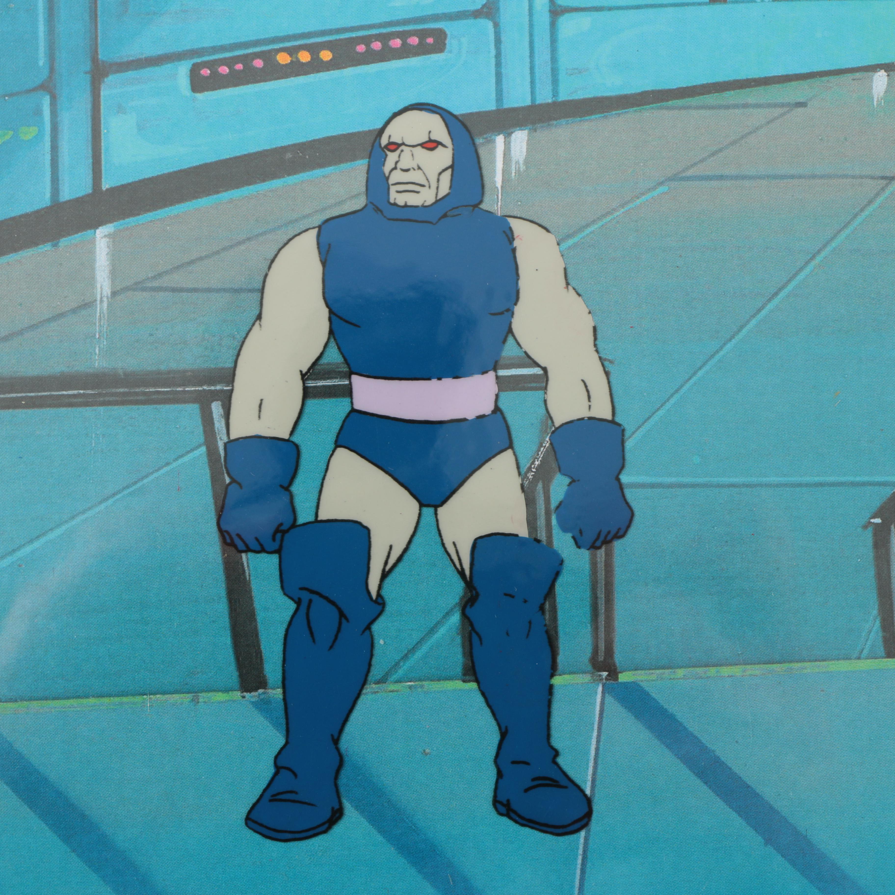 Production Cels Featuring Characters From "Superman Friends"