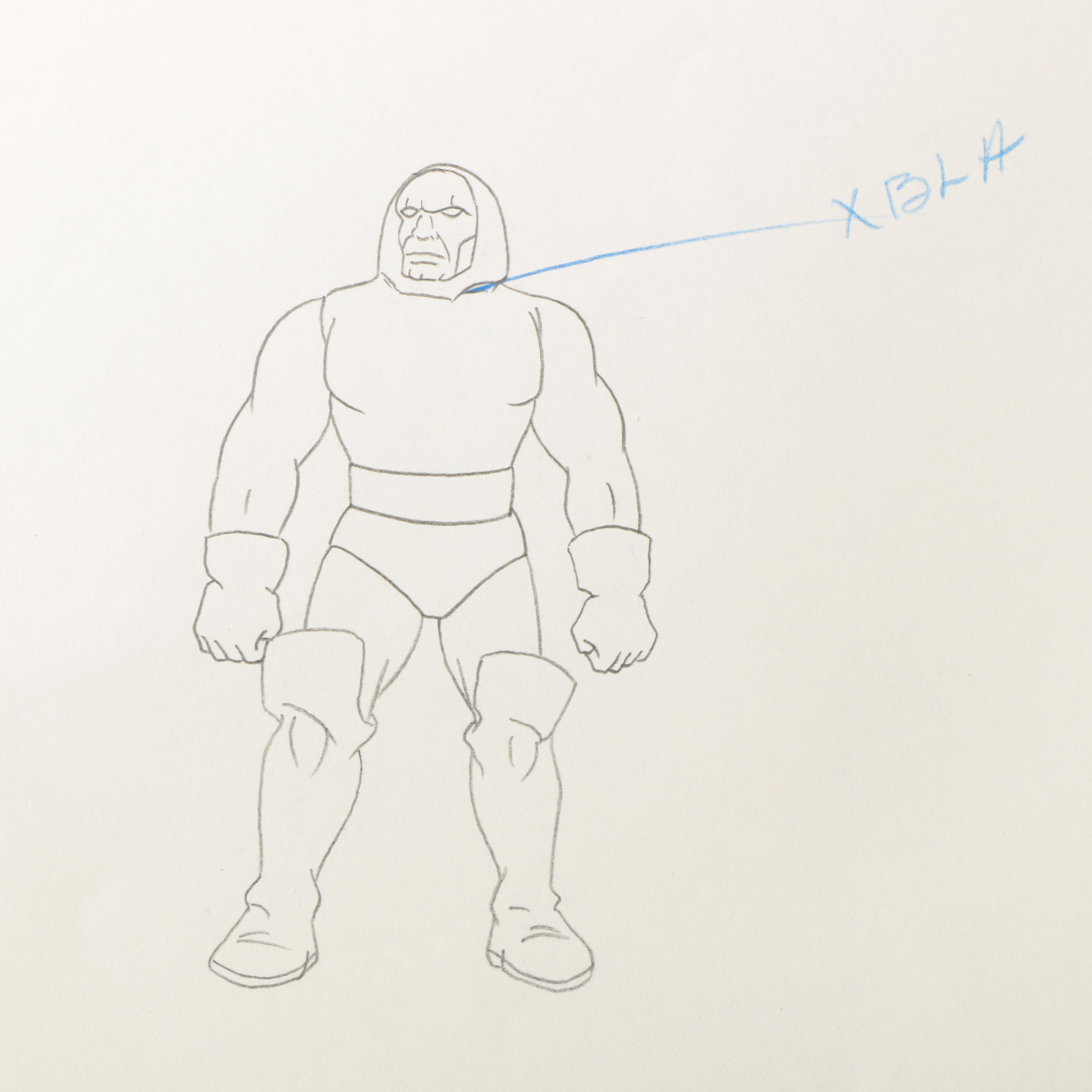 Production Cels Featuring Characters From "Superman Friends"
