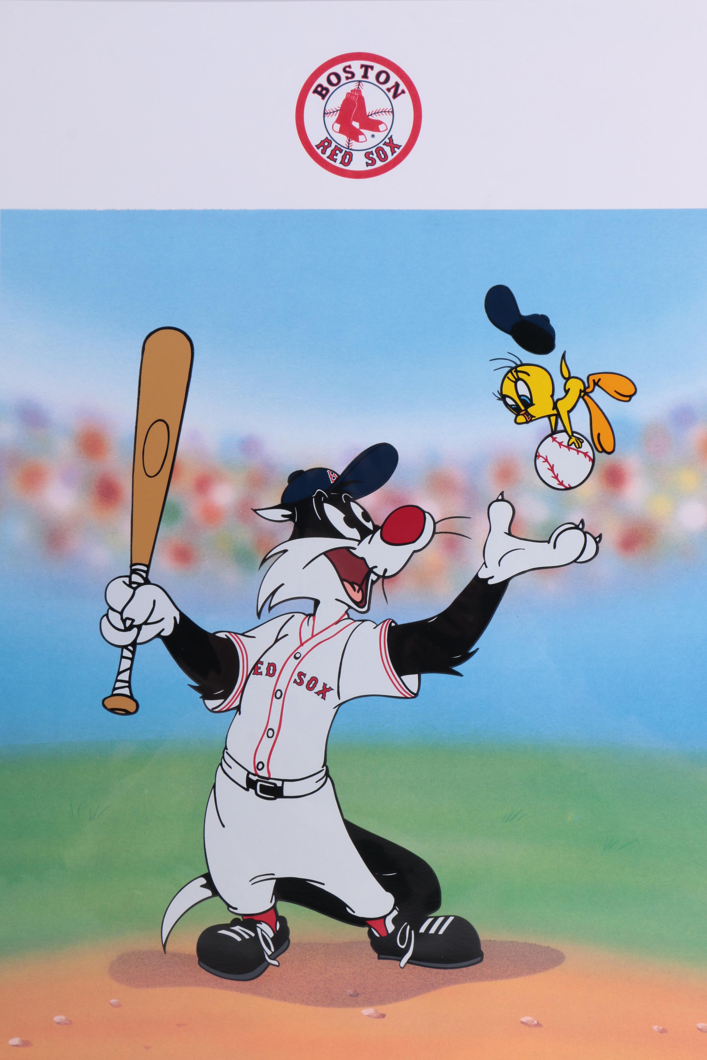 Limited Edition Boston Red Sox Lithoserigraph "Keep Your Eye on the Tweety"