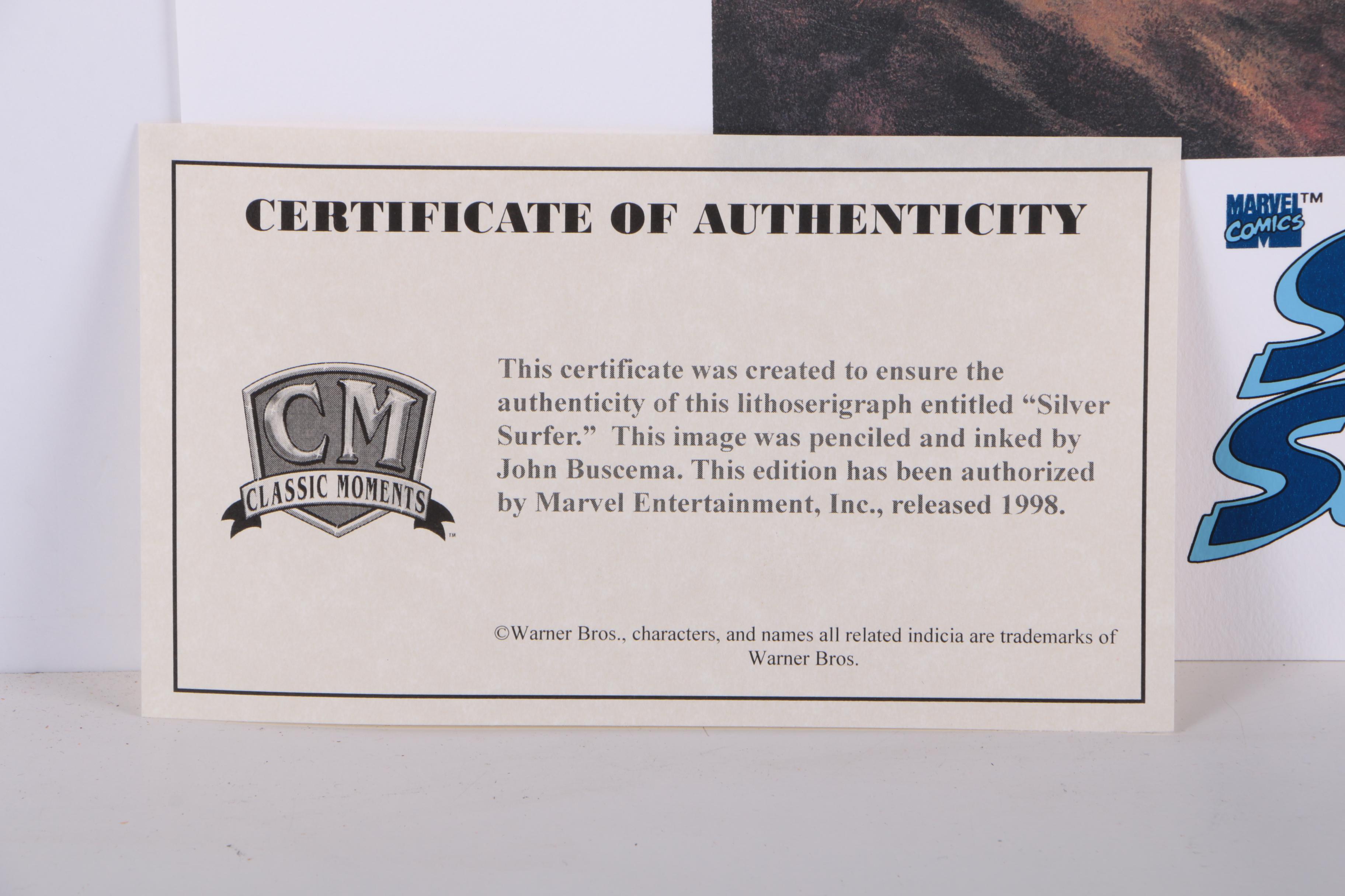 Collection of Three Marvel Comic Lithoserigraphs