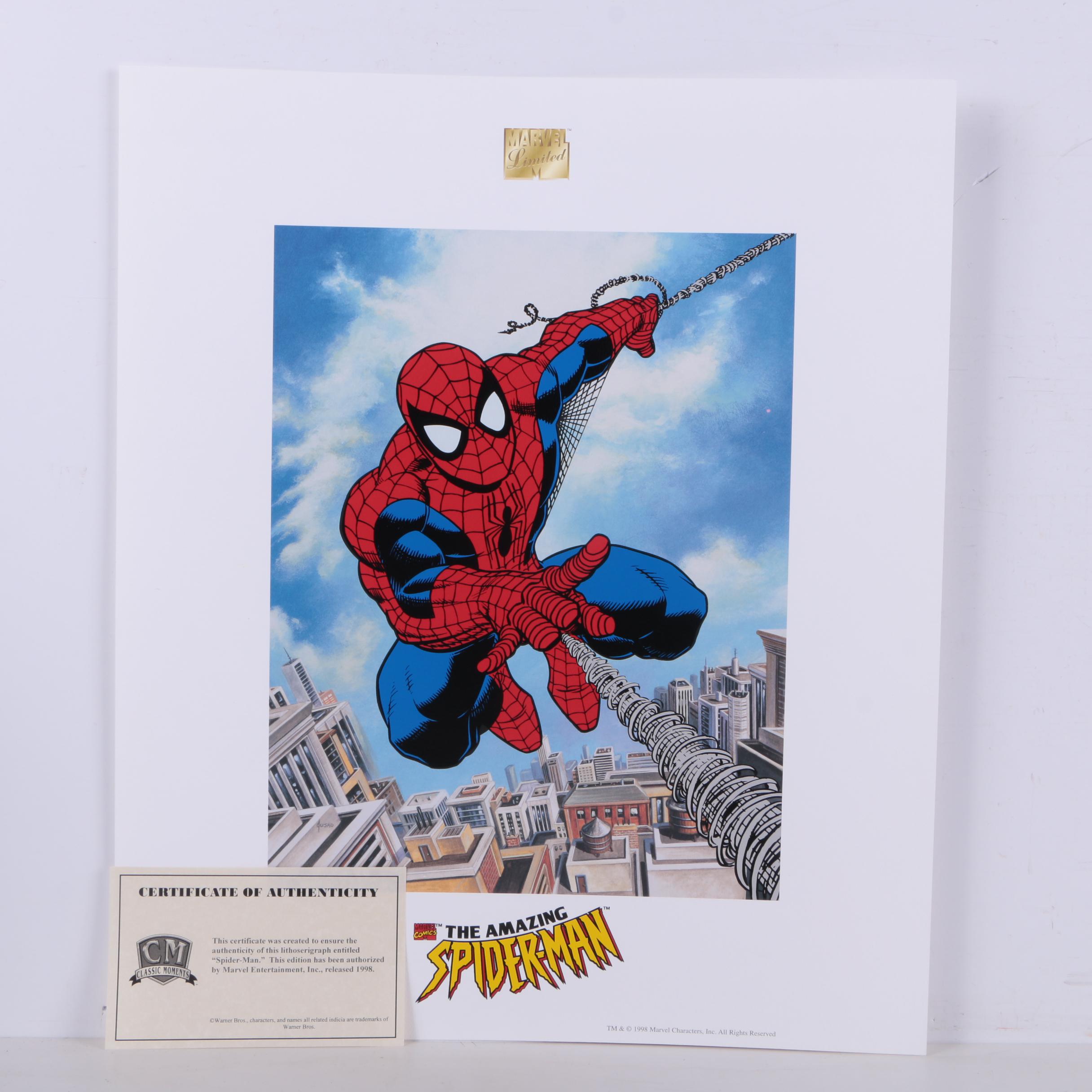 Collection of Three Marvel Comic Lithoserigraphs