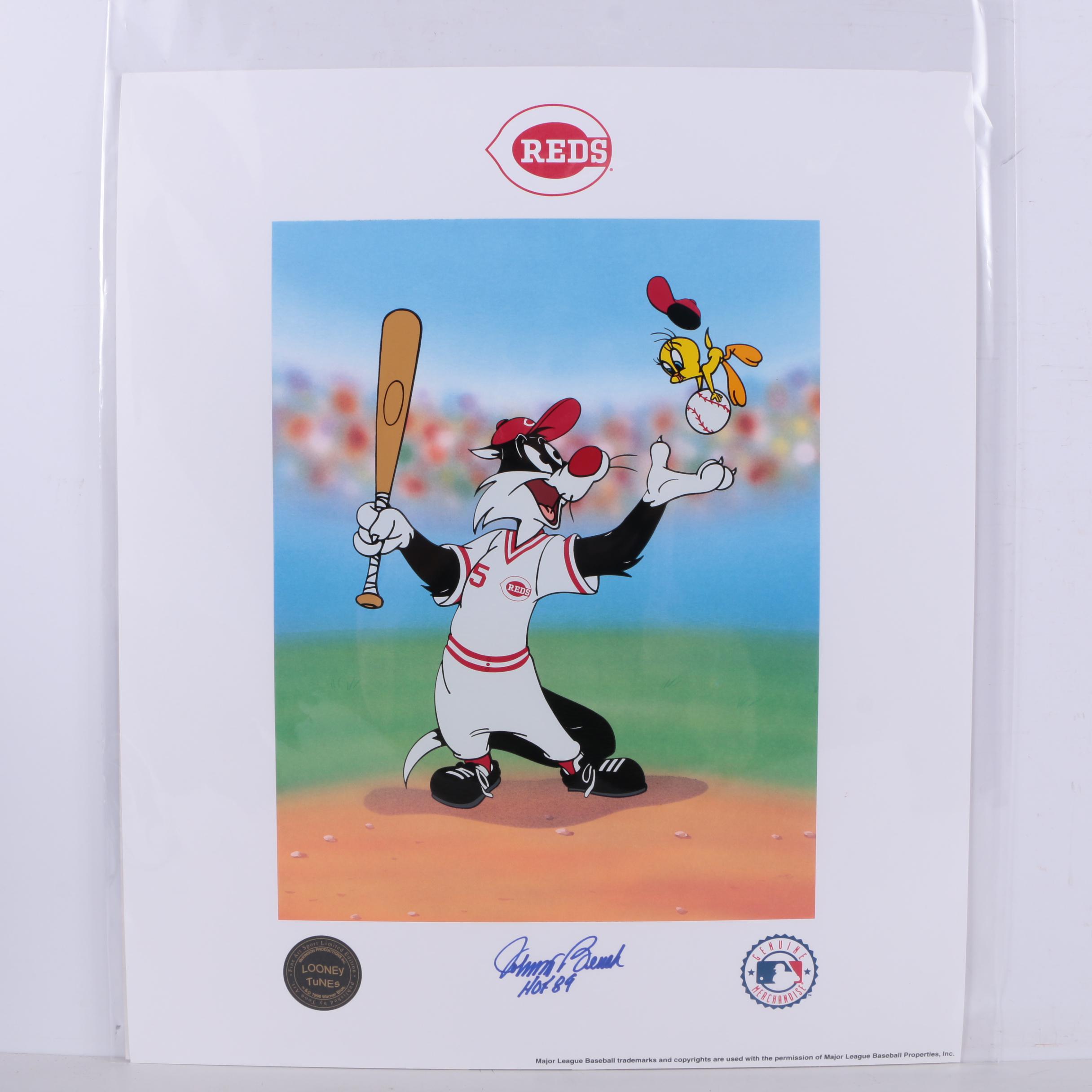 Warner Bros. and Cincinnati Reds Lithoserigraph "Keep your Eye on the Tweety"