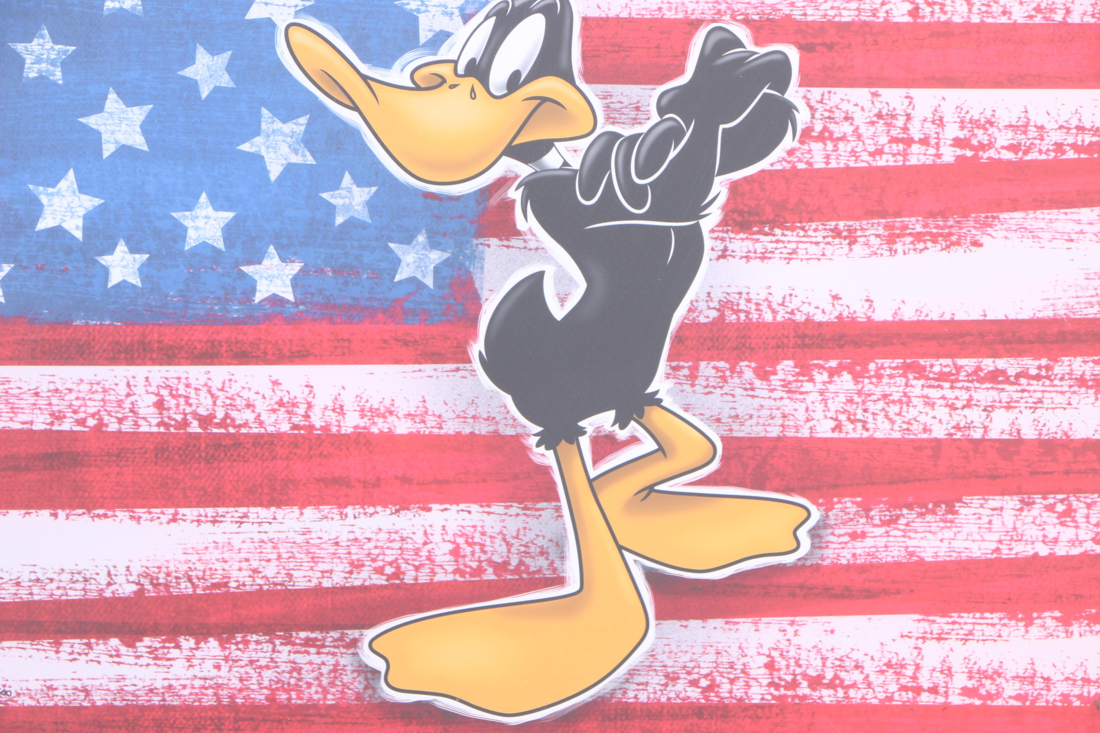 Warner Bros Limited Edition Giclees "Patriotic Marvin" and "Patriotic Daffy"