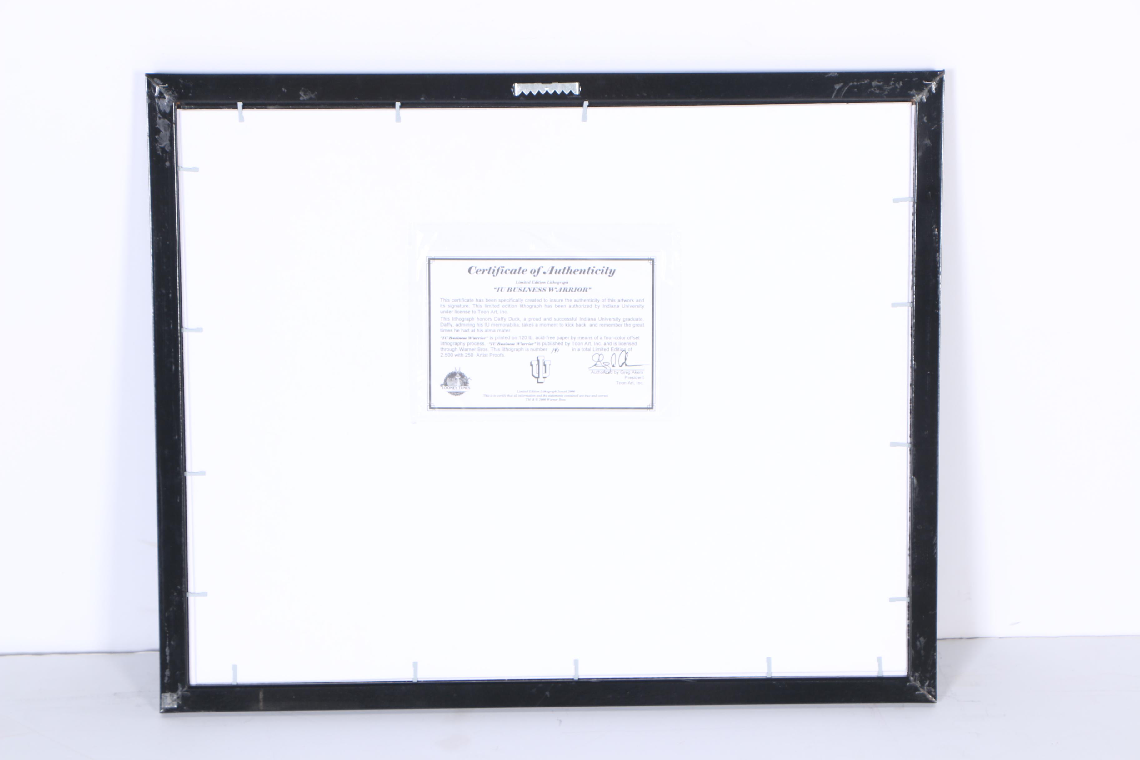 Limited Edition Offset Lithograph "IU Business Warrior"