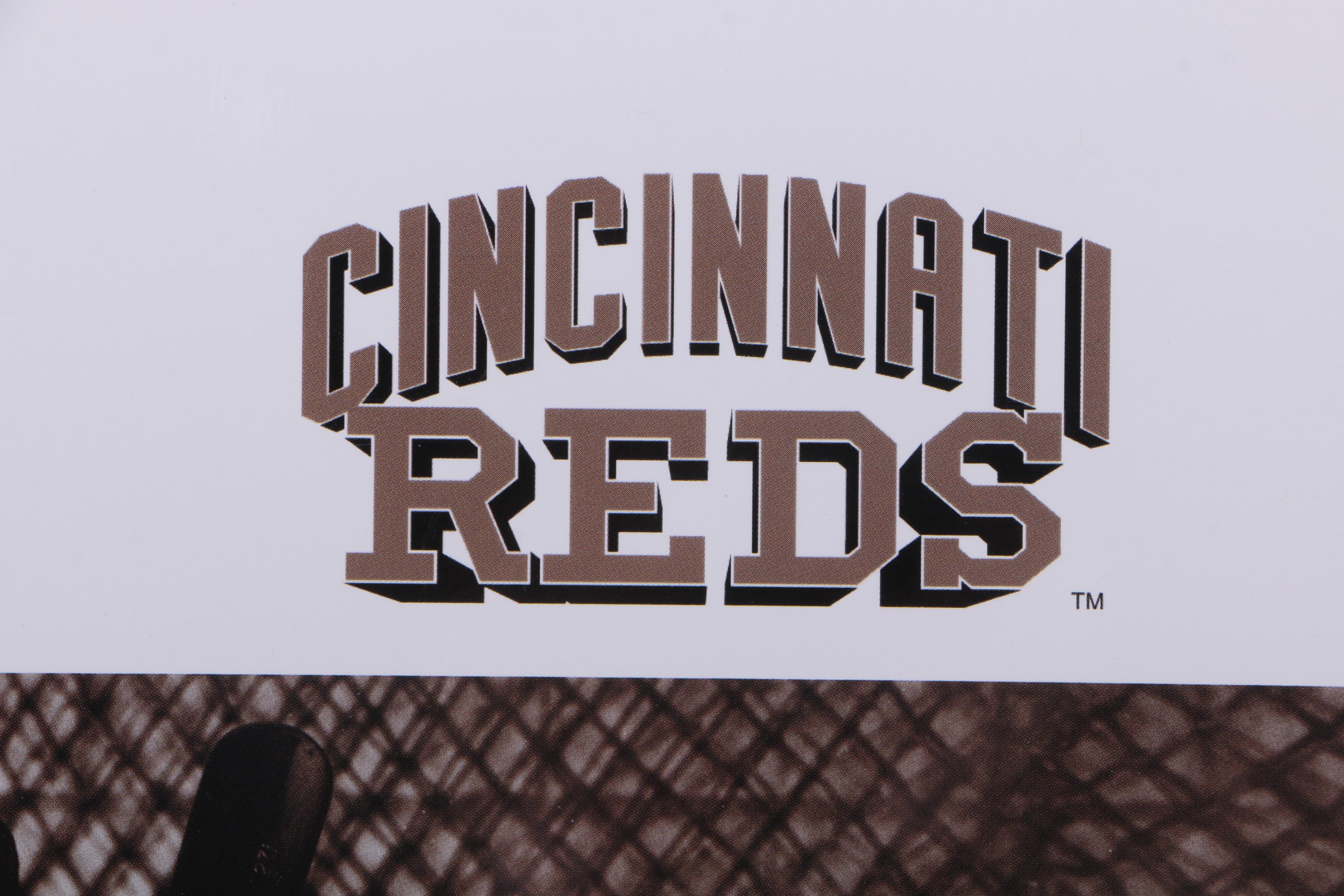 Limited Edition Cincinnati Reds-Themed Offset Lithograph "Taz and Junior"