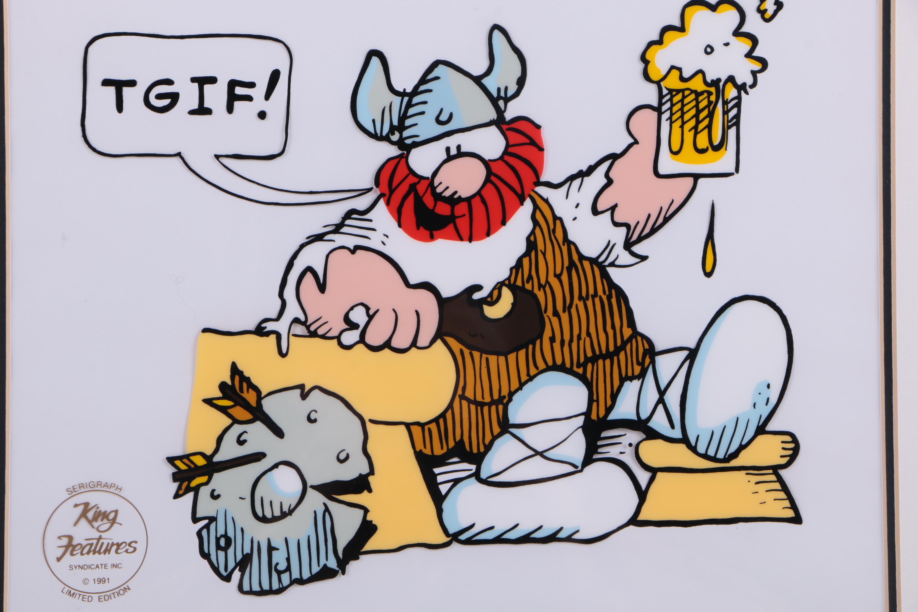 King Features Sericel "Hagar T.G.I.F."
