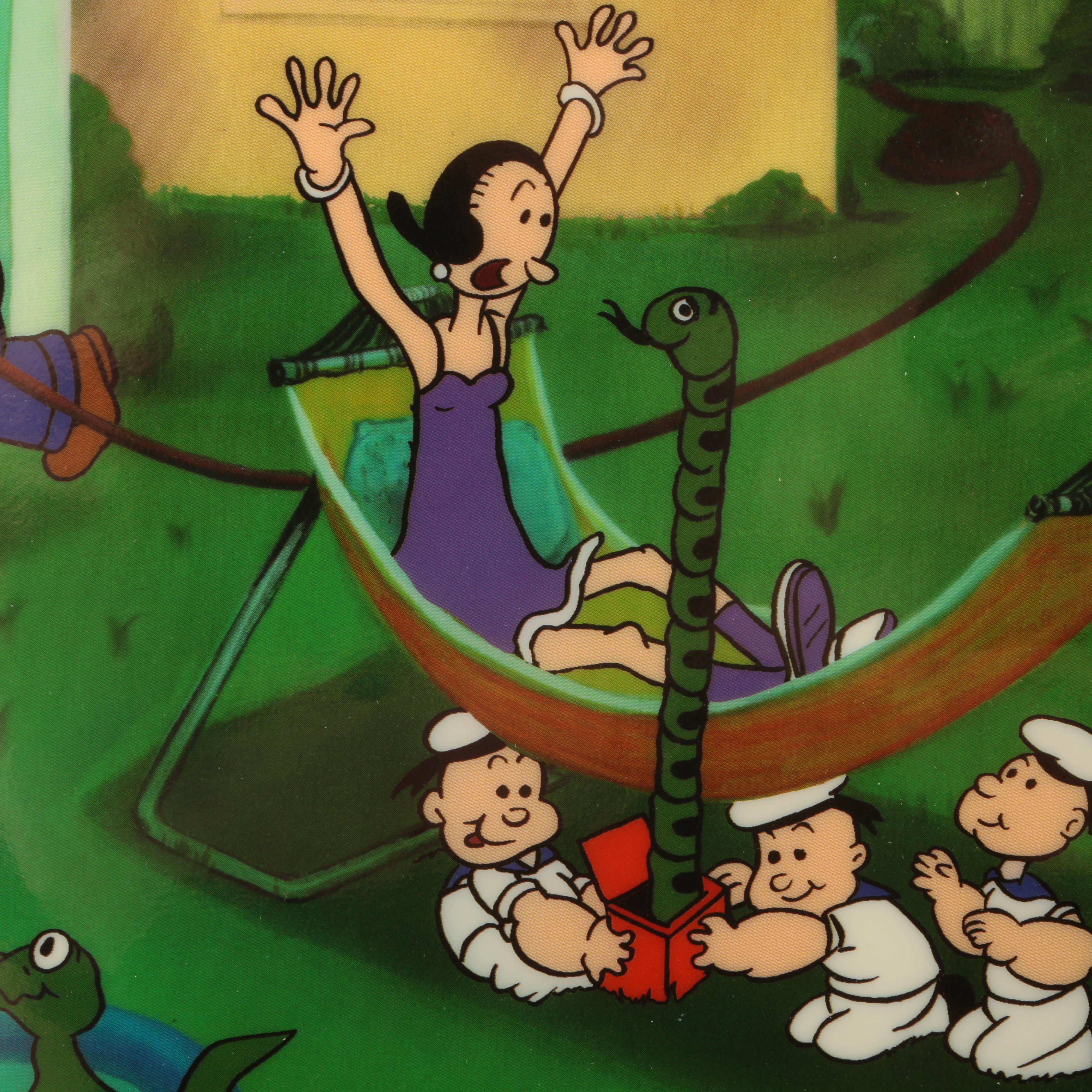 Two Limited Edition Myron Waldman Popeye Animation Cels