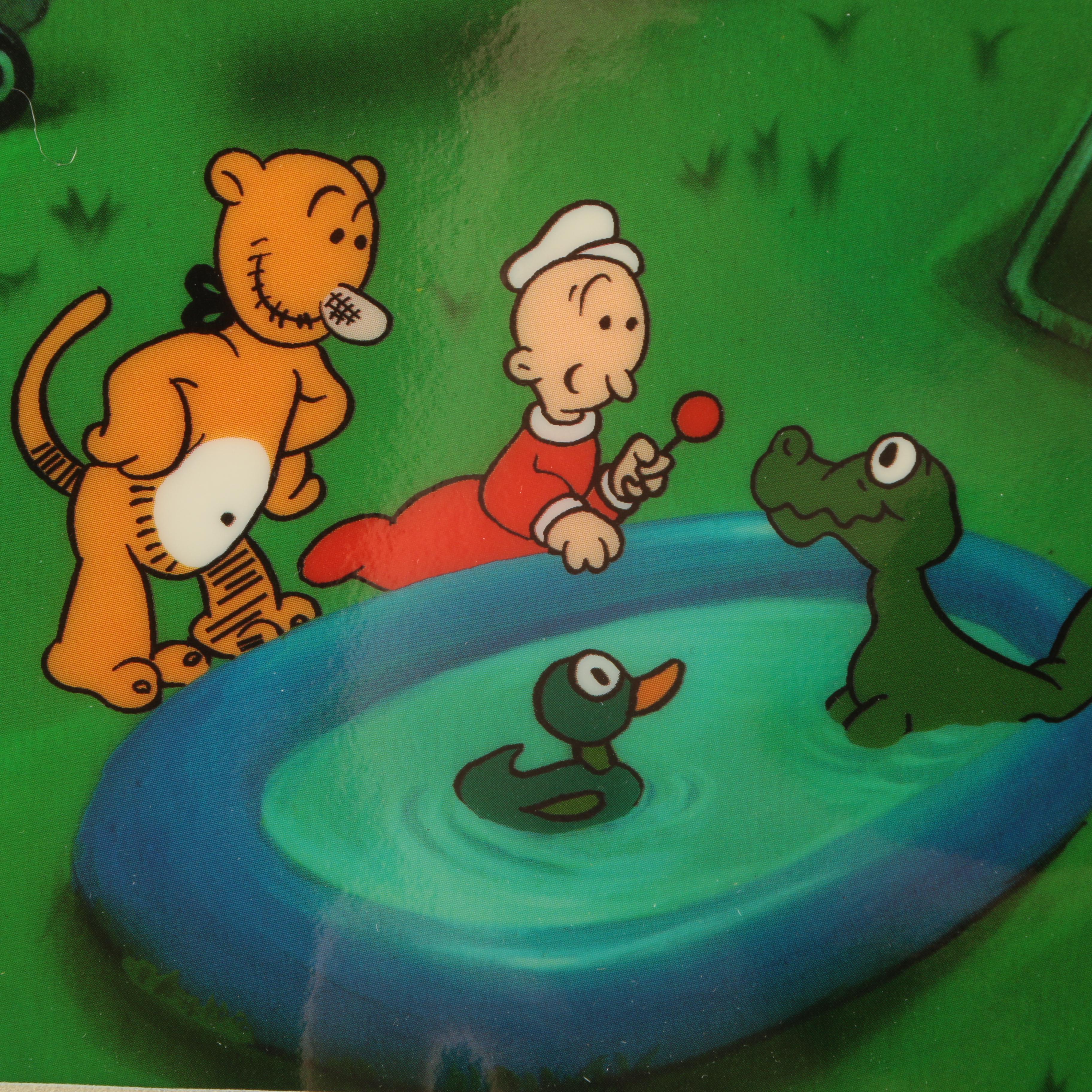 Two Limited Edition Myron Waldman Popeye Animation Cels