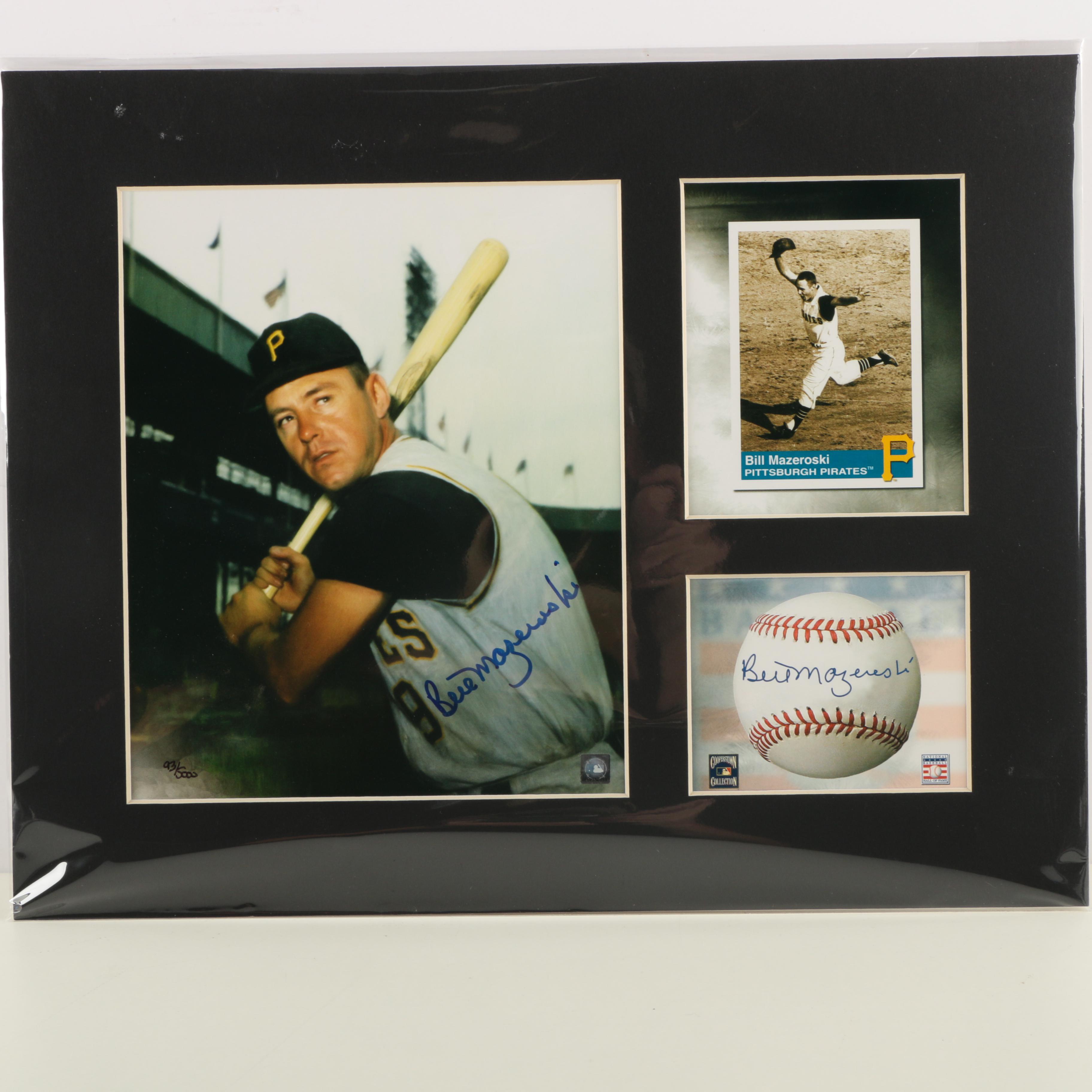 Bill Mazeroski Autographed Limited Edition Prints