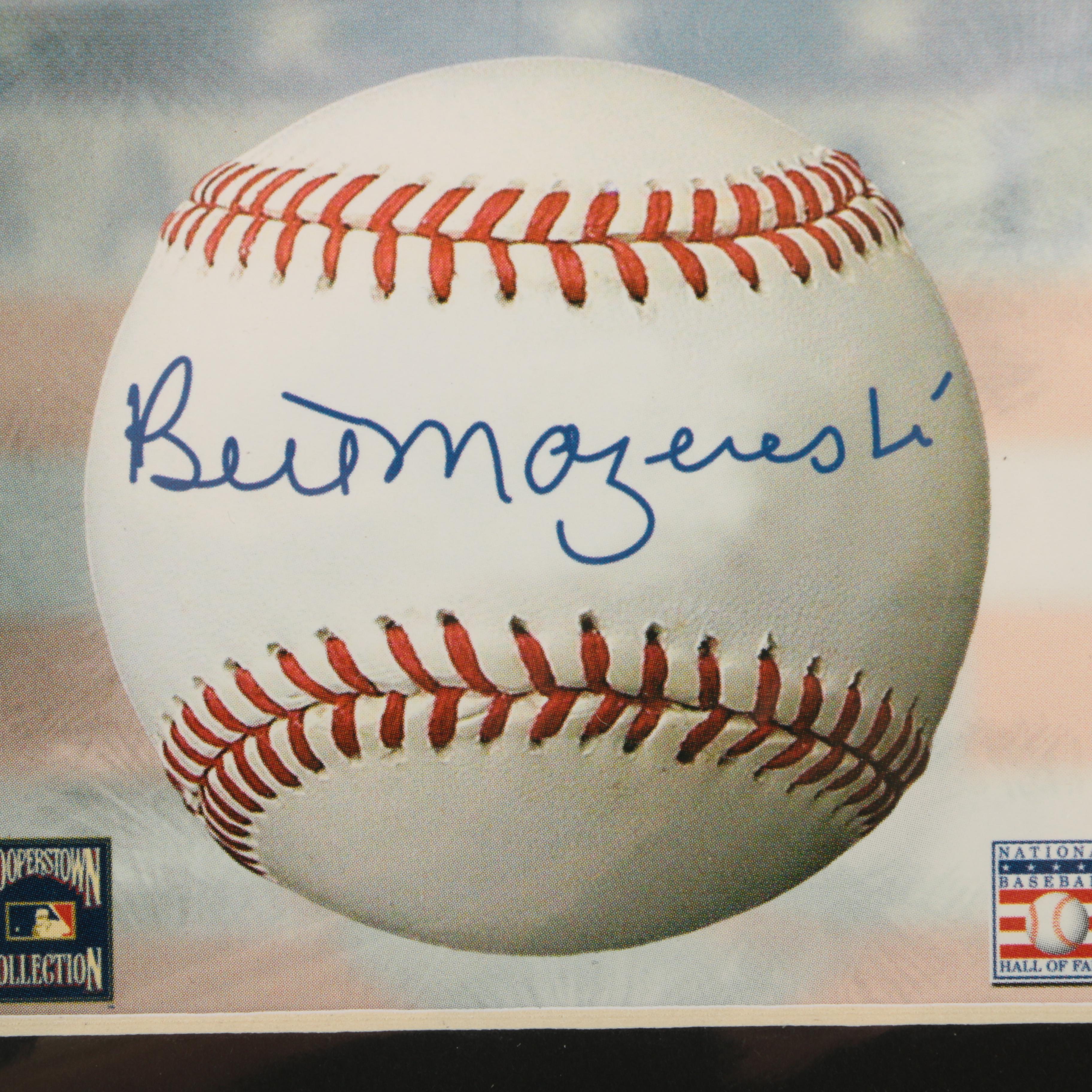 Bill Mazeroski Autographed Limited Edition Prints