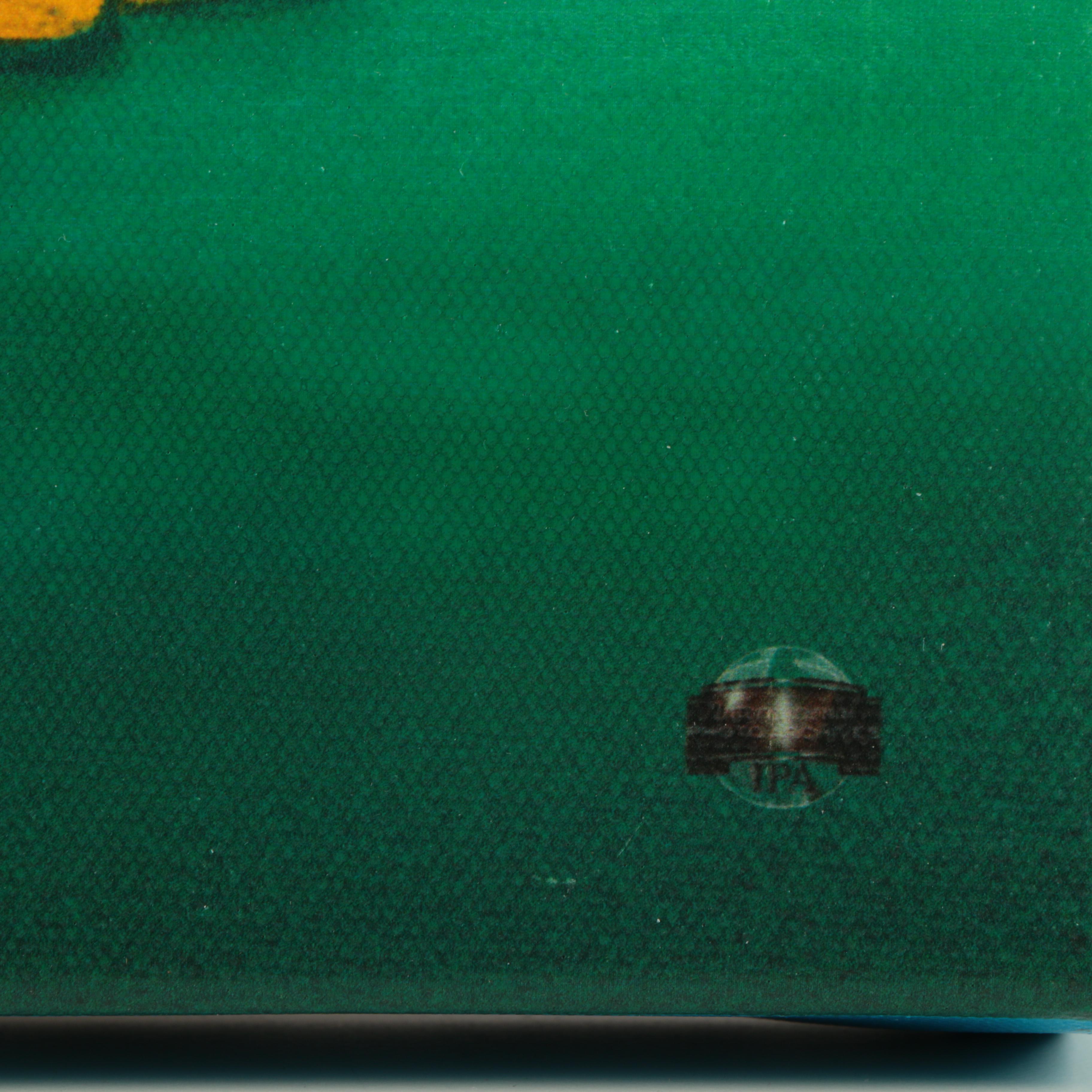 Stretched and Mounted Giclée on Canvas of Golfing Donald Duck "Temper, Temper"