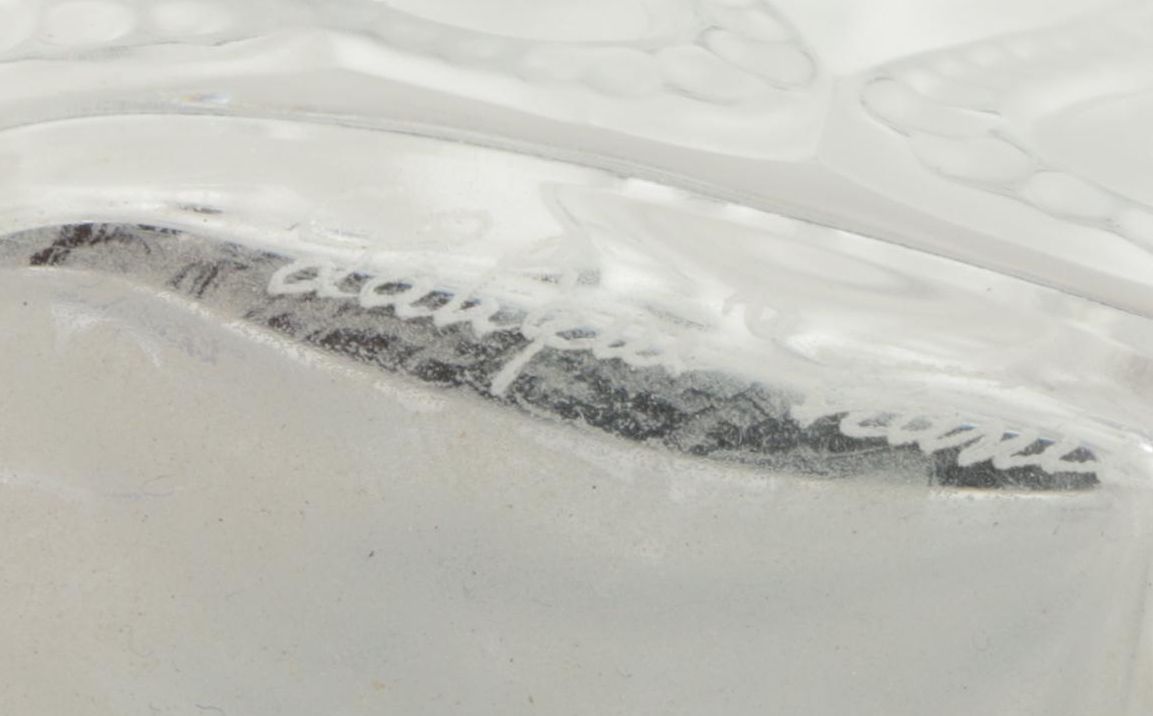 Lalique Crystal "Amour" Vase