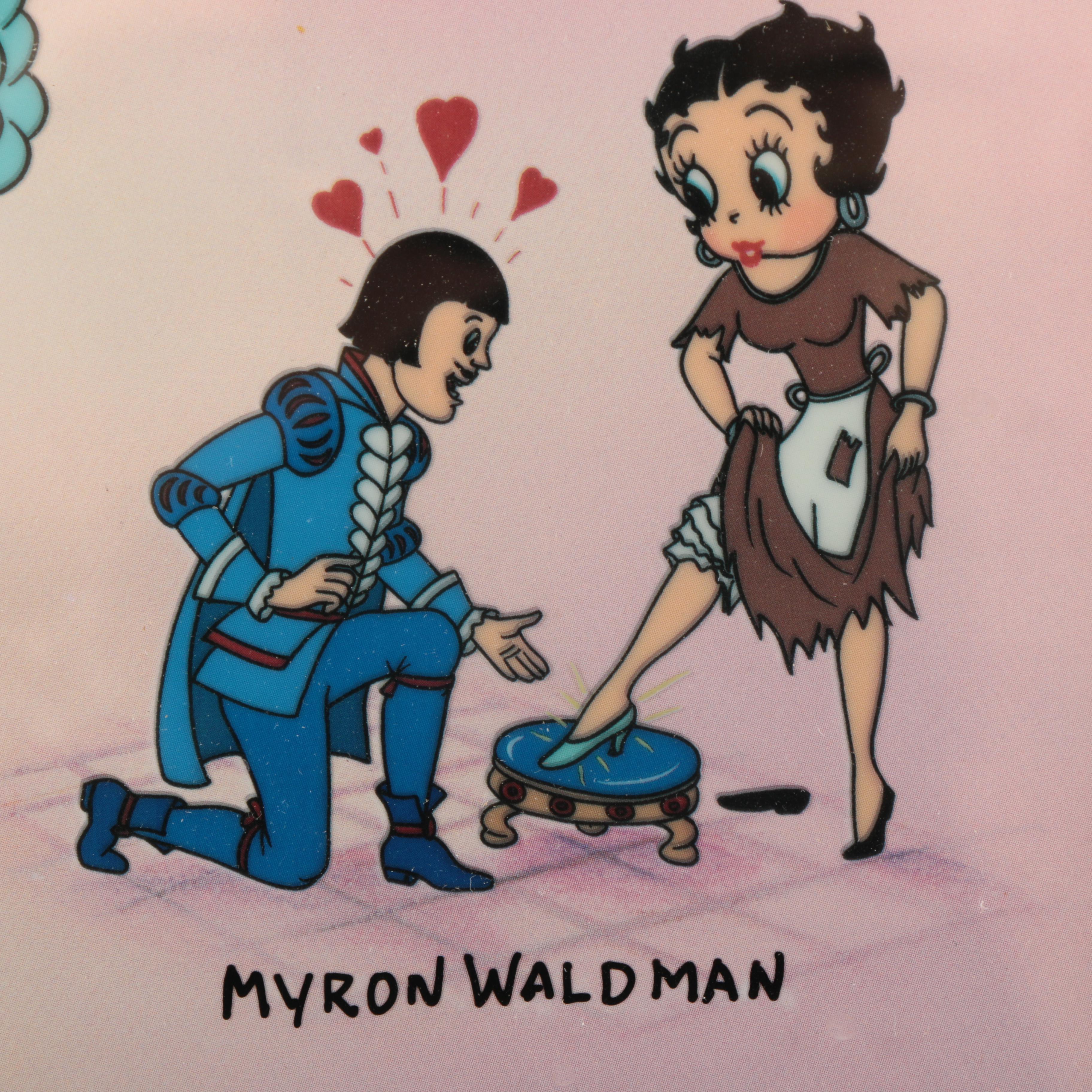 Myron Waldman "Cinderella" Betty Boop Lithocel
