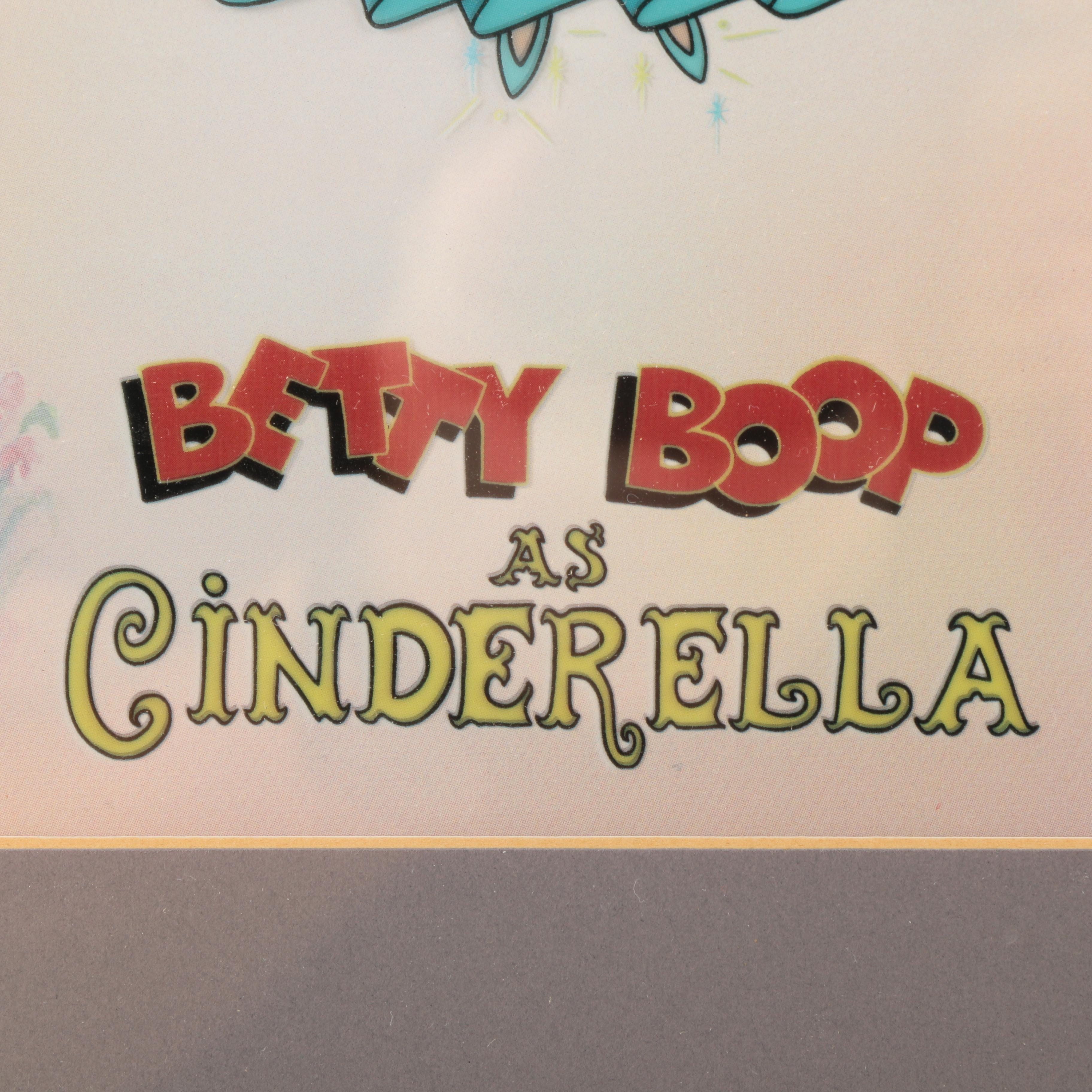 Myron Waldman "Cinderella" Betty Boop Lithocel