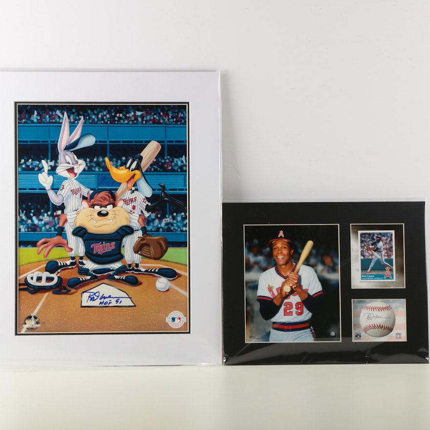 Looney Tunes and Minnesota Twins Giclee and Offset Lithographs of Rod Carew