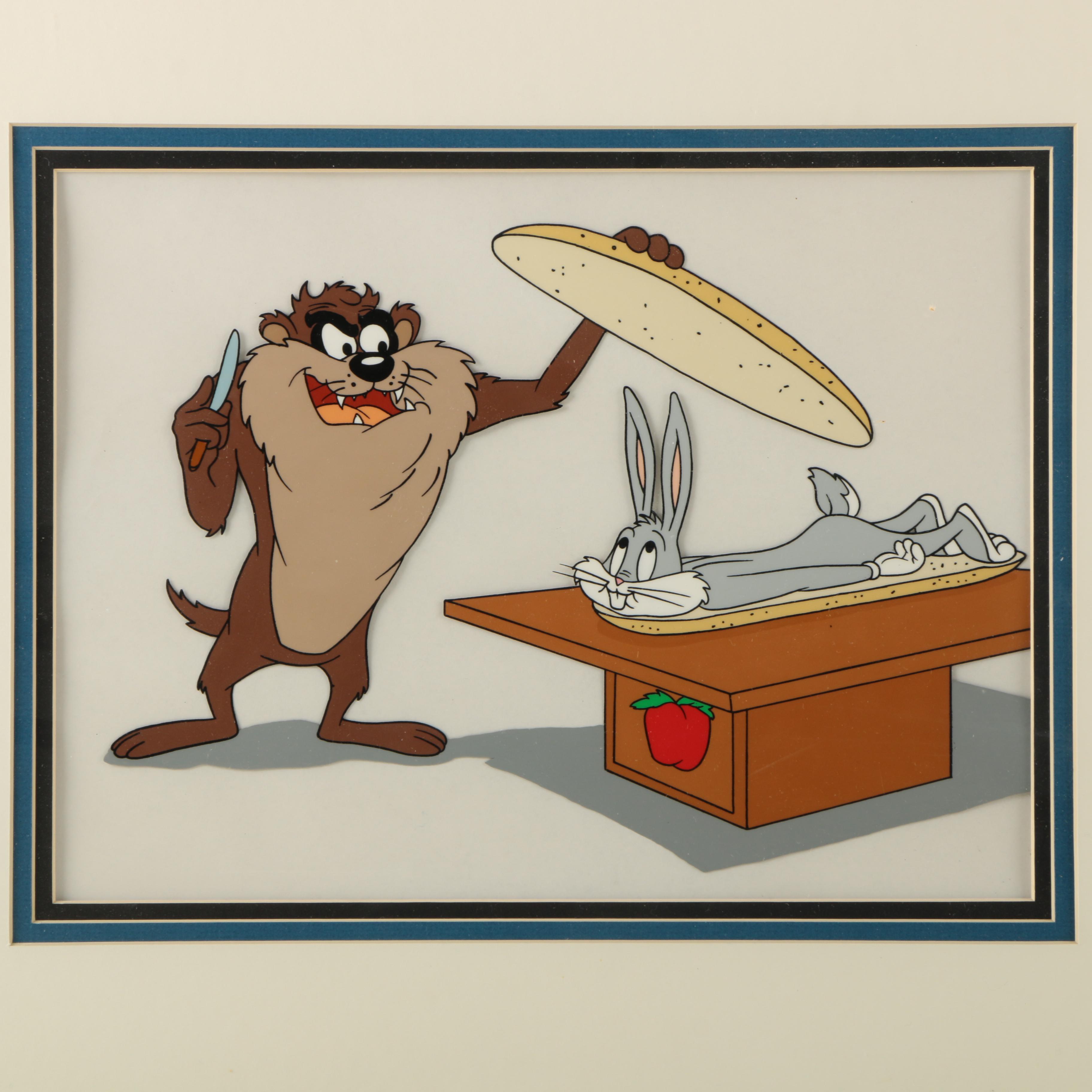 "Looney Tunes" Hand-Painted Publicity Cel "What's for Dinner?"