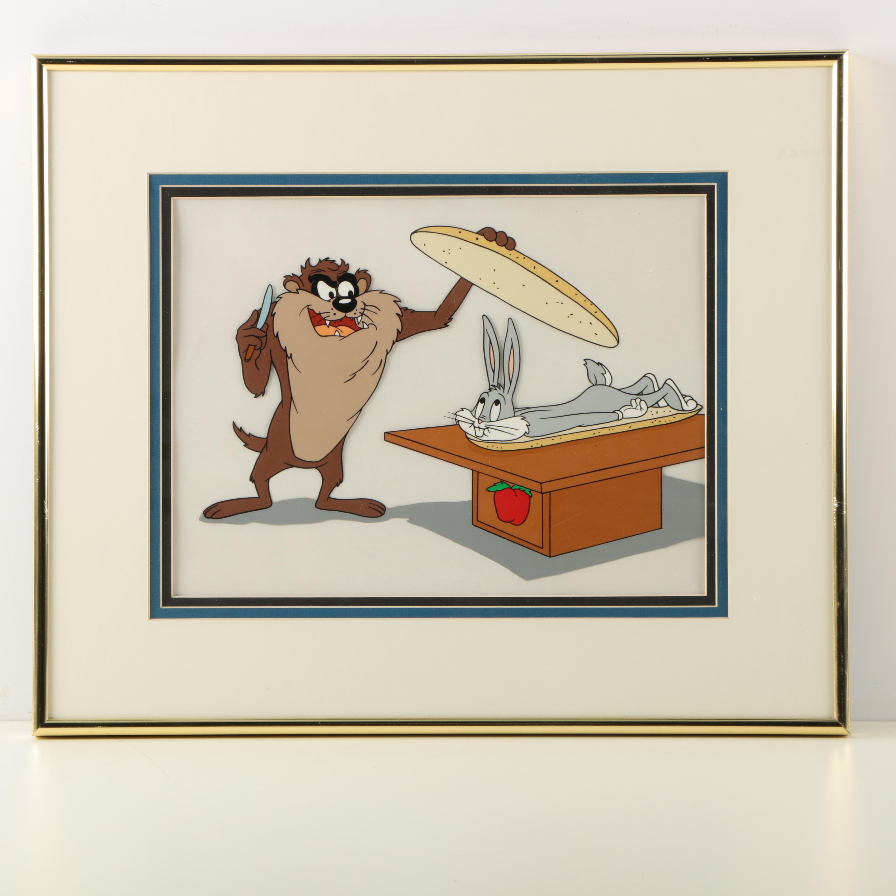 "Looney Tunes" Hand-Painted Publicity Cel "What's for Dinner?"