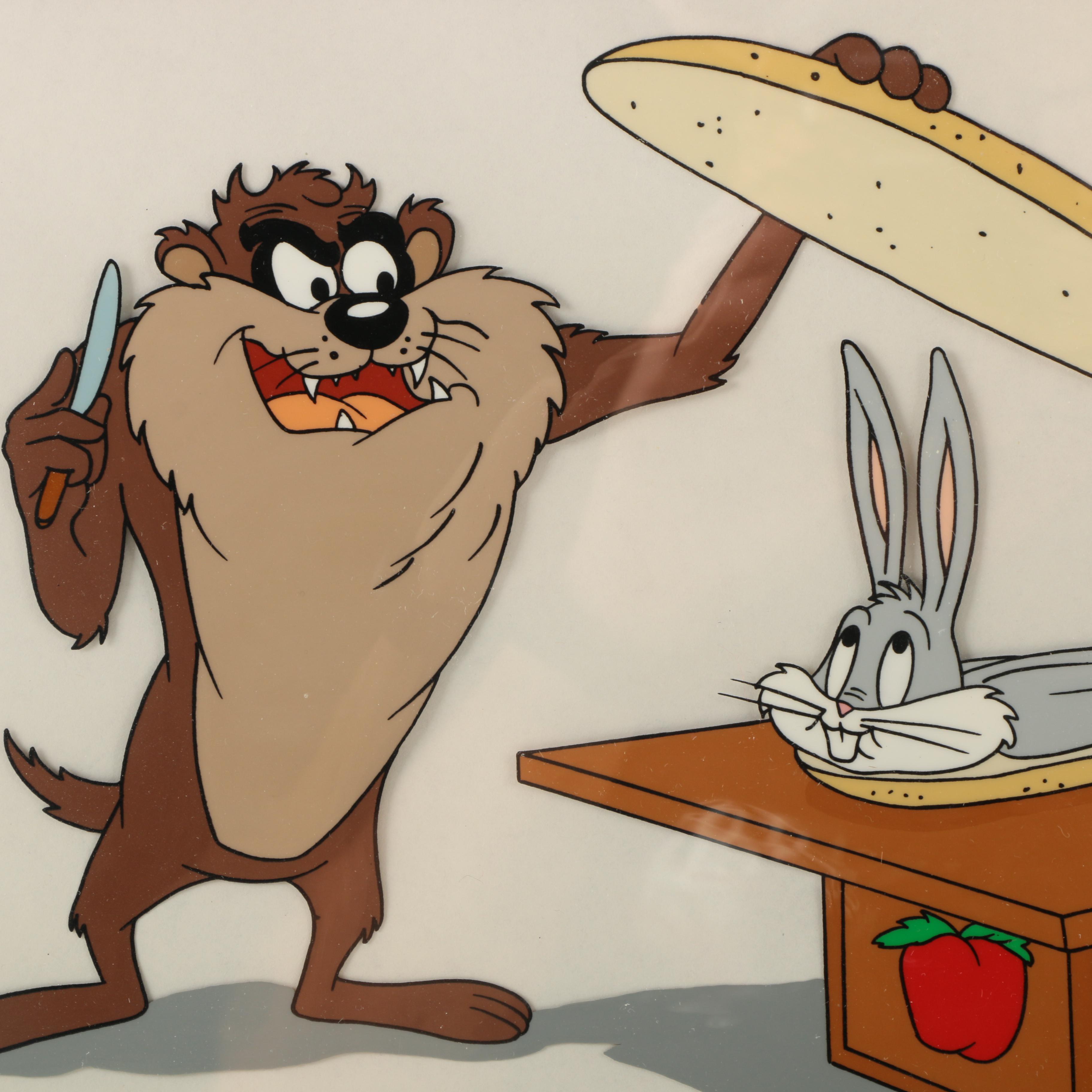 "Looney Tunes" Hand-Painted Publicity Cel "What's for Dinner?"