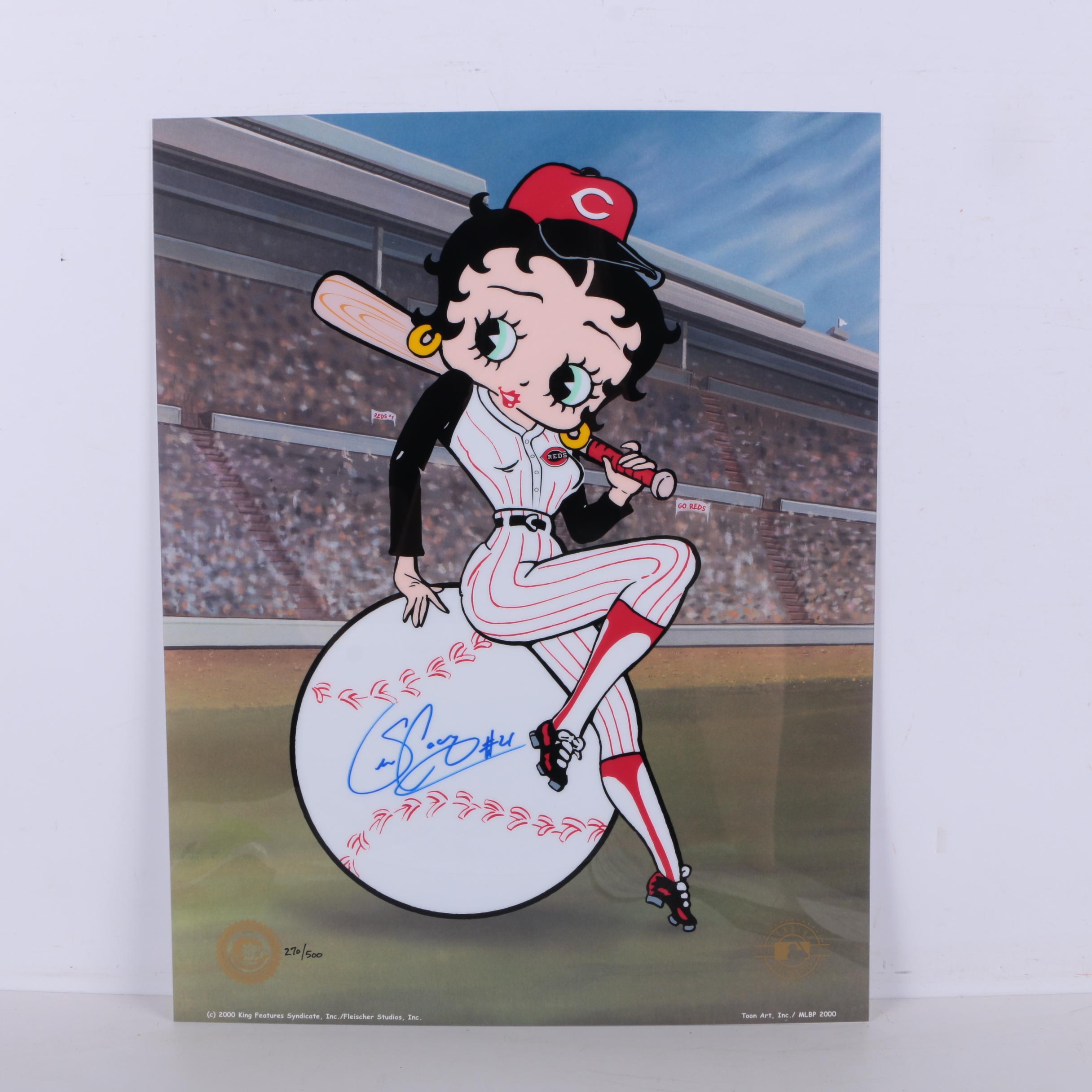 Limited Edition Cincinnati Reds-Themed Sericels