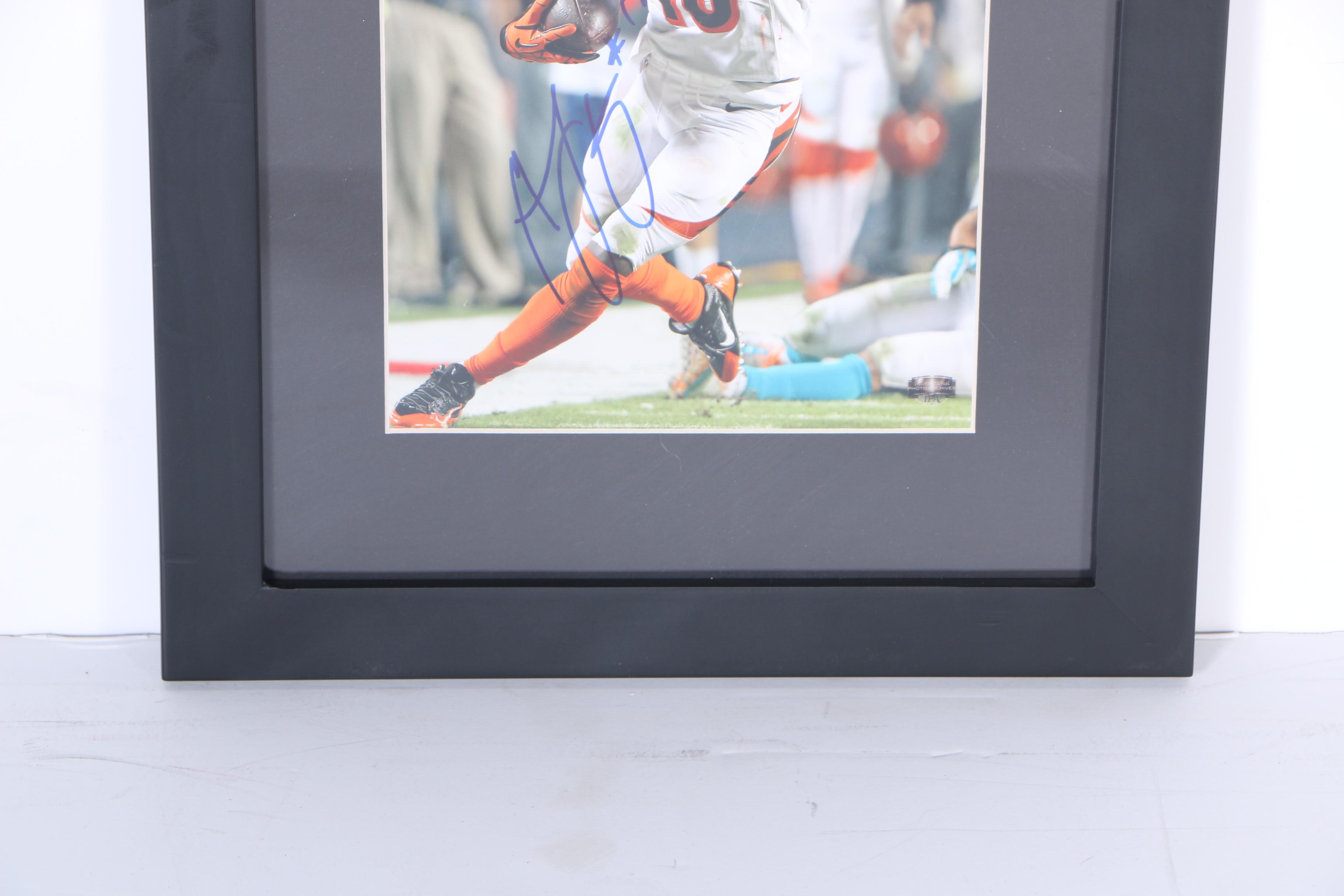 Framed and Signed A.J Green Photograph