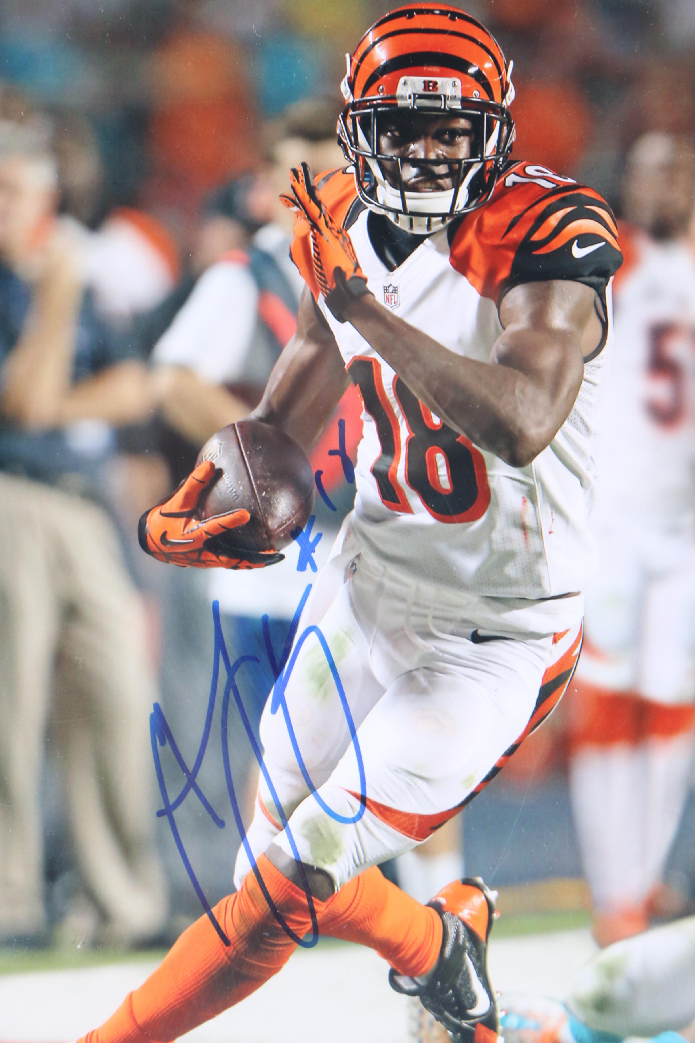 Framed and Signed A.J Green Photograph