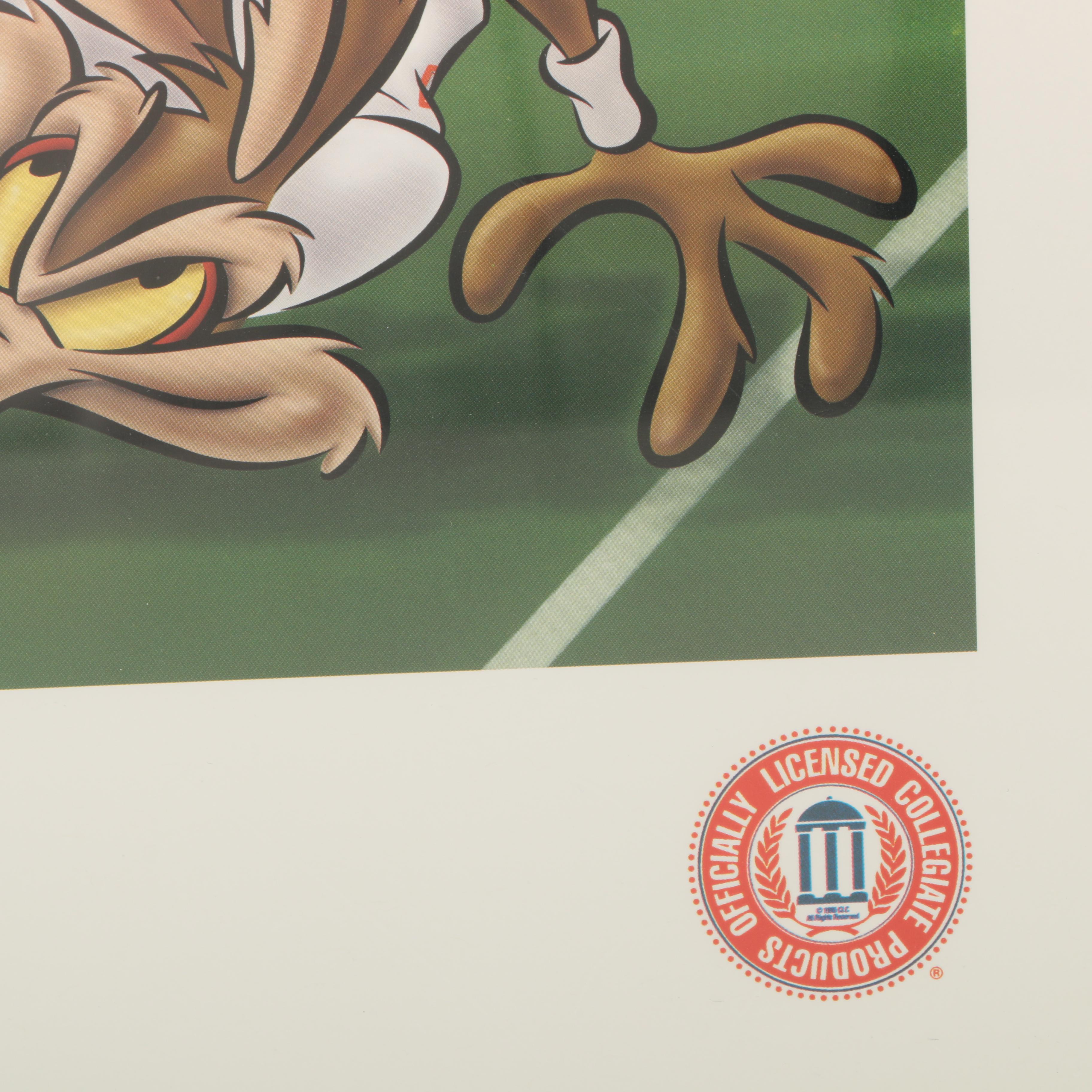 Looney Tunes Limited Edition Offset Lithograph "Husker Taz"