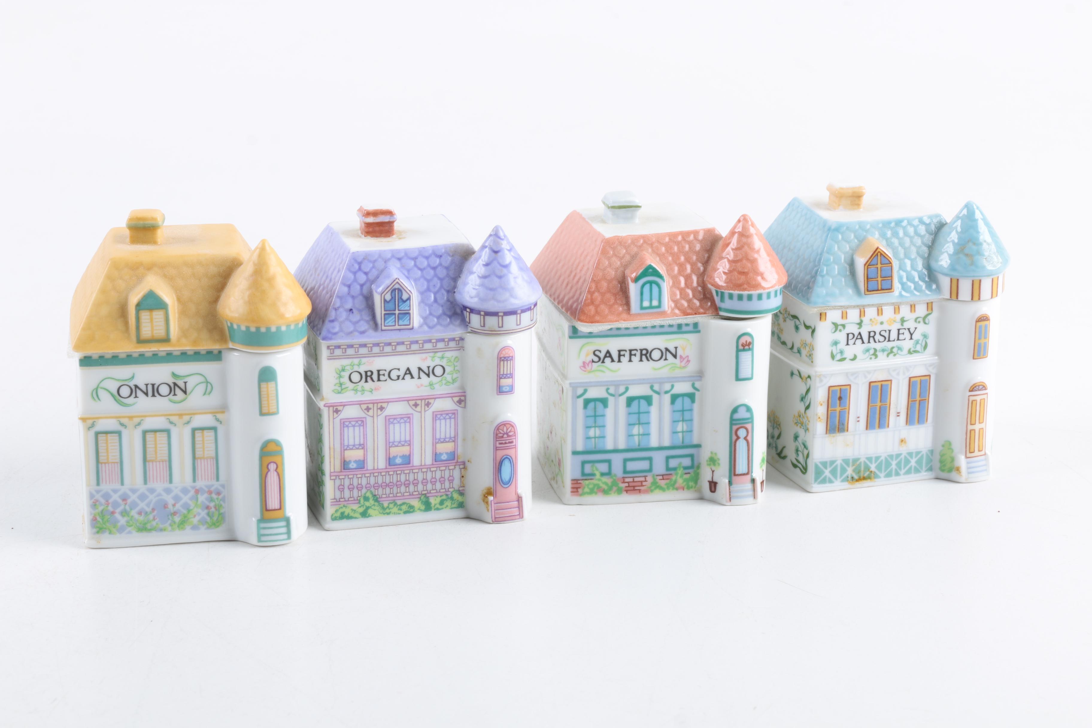 "The Lenox Spice Village" with Display Rack