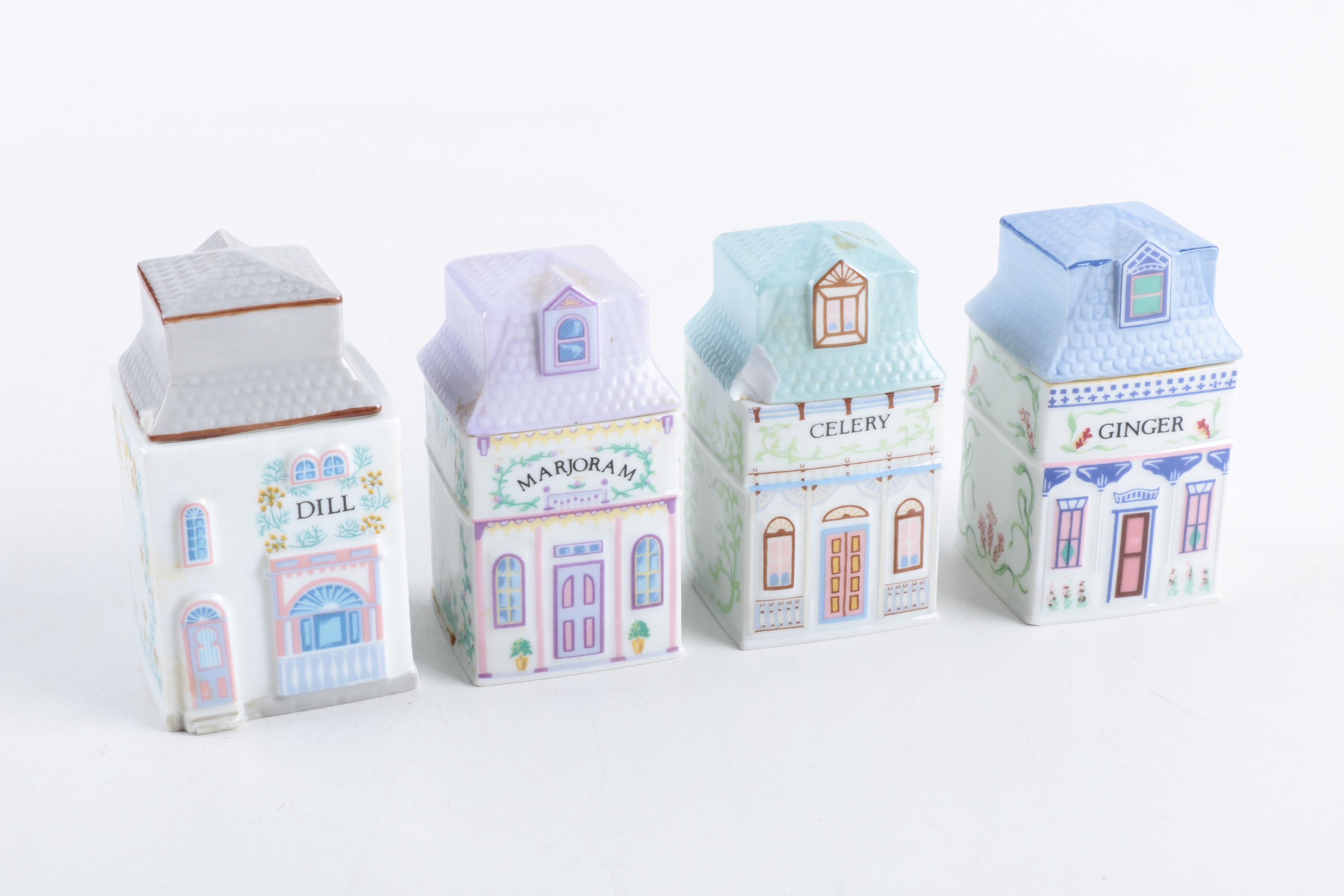 "The Lenox Spice Village" with Display Rack