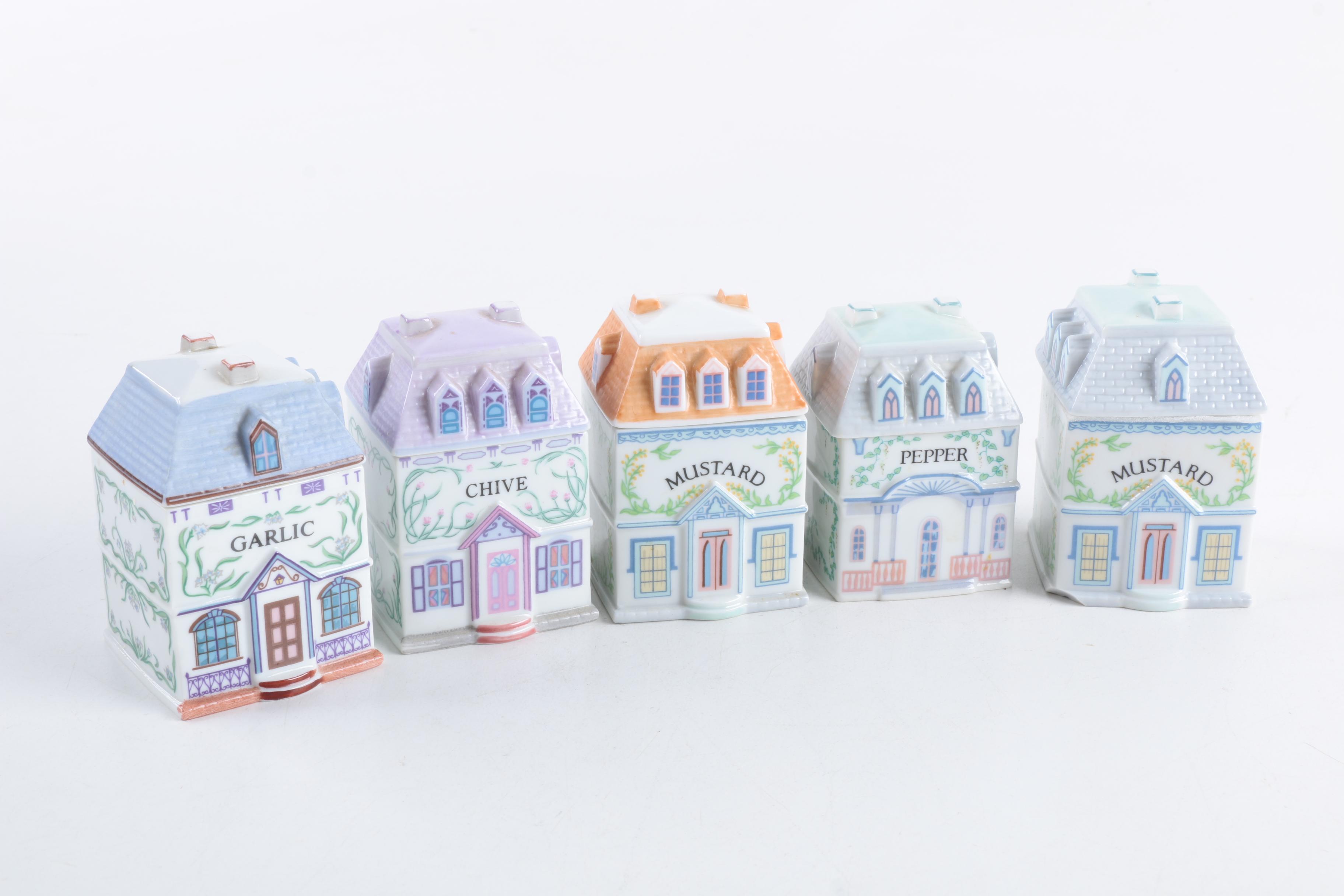 "The Lenox Spice Village" with Display Rack