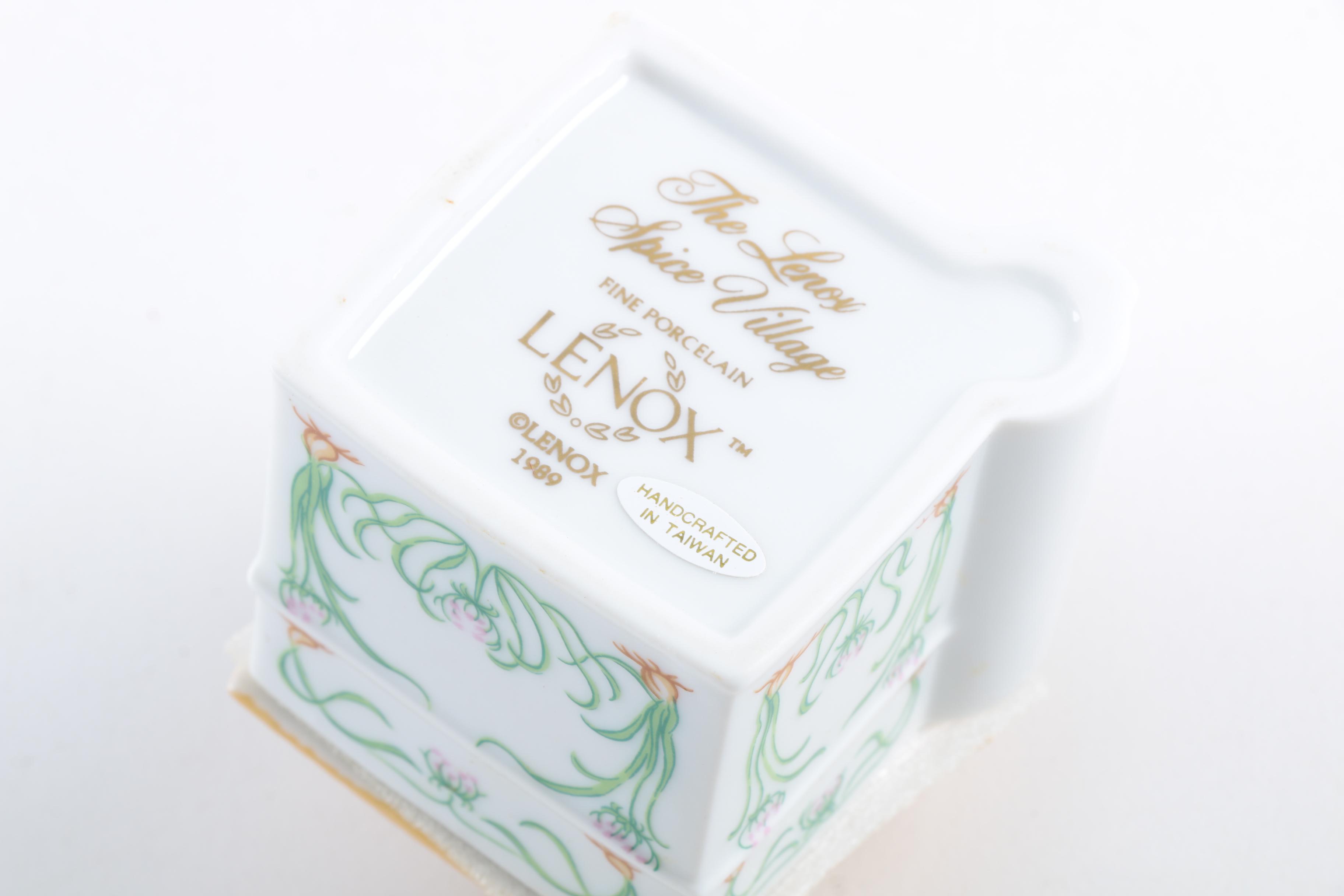 "The Lenox Spice Village" with Display Rack