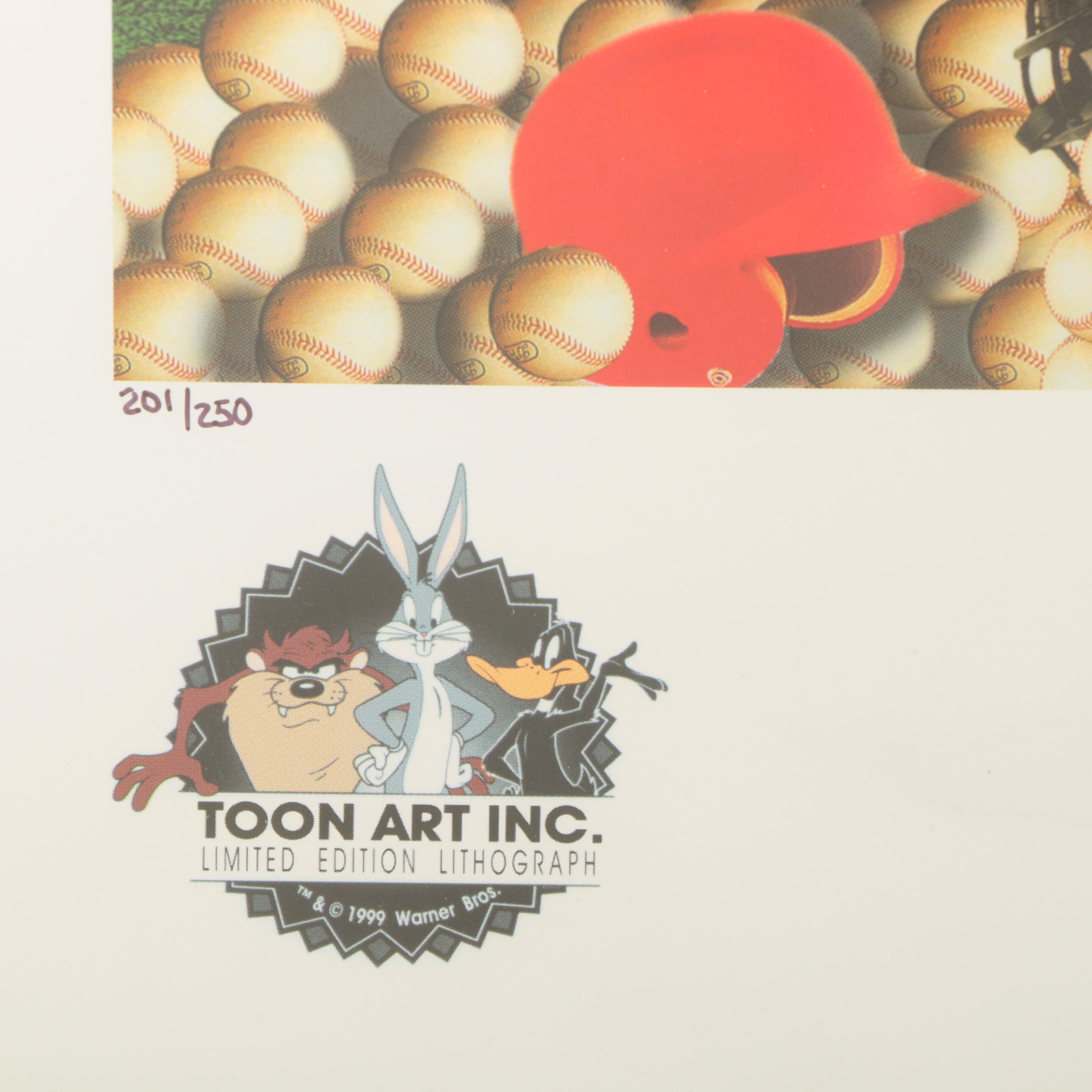 Limited Edition Offset Lithograph "Taz n' Yaz" featuring Carl Yastrzemski