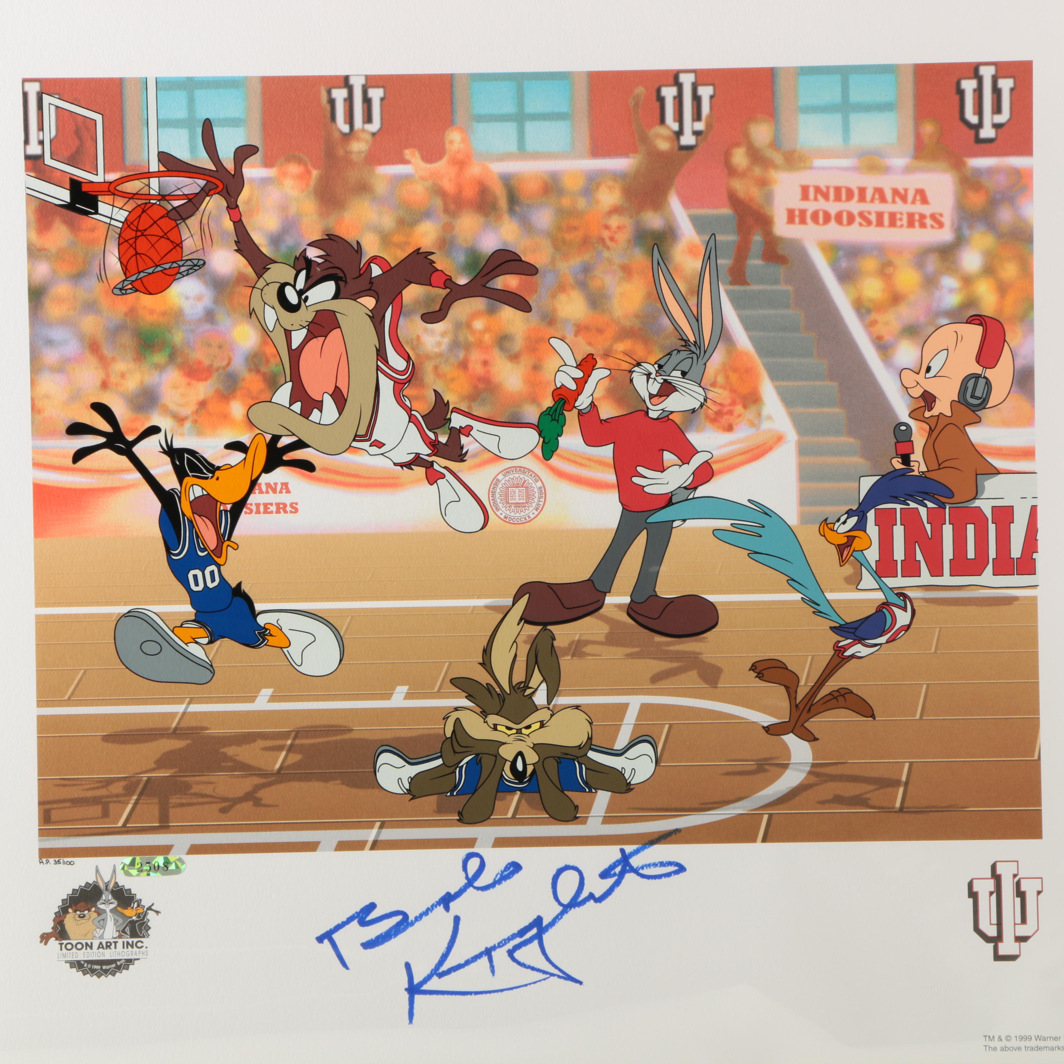 Artist Proof College Basketball-Themed Lithoserigraph "Slam Dunk"