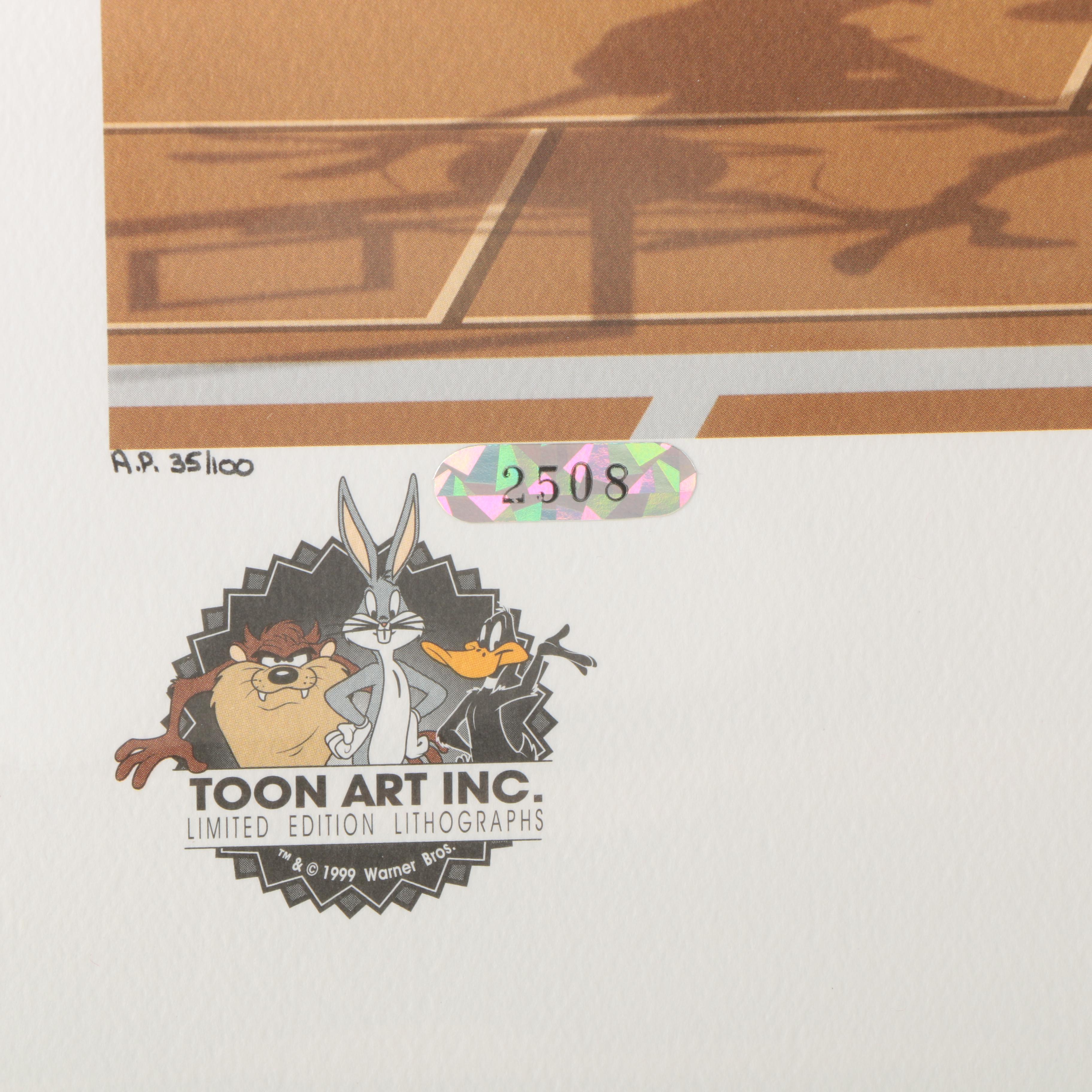 Artist Proof College Basketball-Themed Lithoserigraph "Slam Dunk"